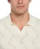 Tua X Perry Ellis Collaboration Cotton Crochet Sweater Polo sold by Perry Ellis