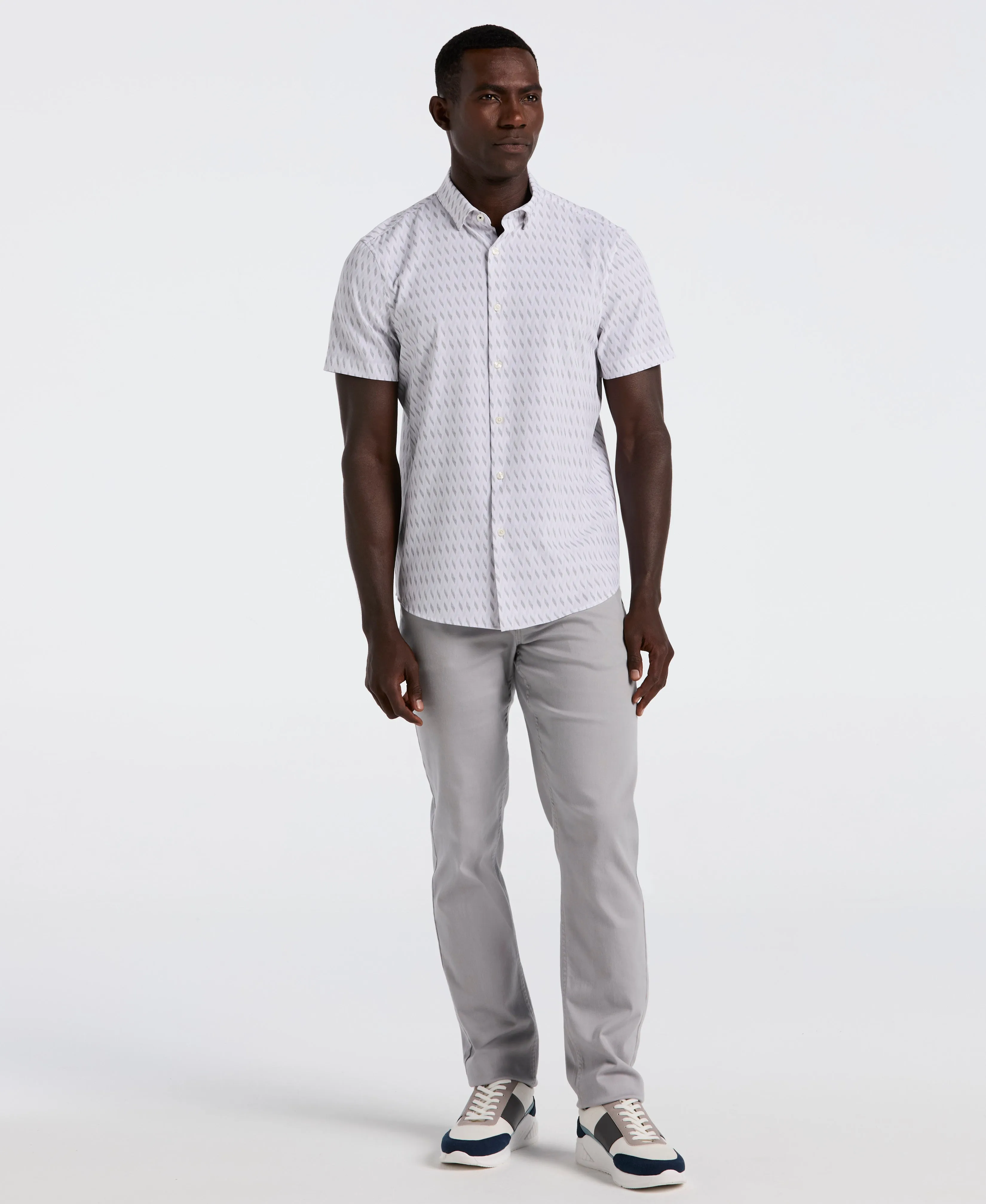 Slim Fit Geo Print Shirt sold by Perry Ellis product image thumbnail 4