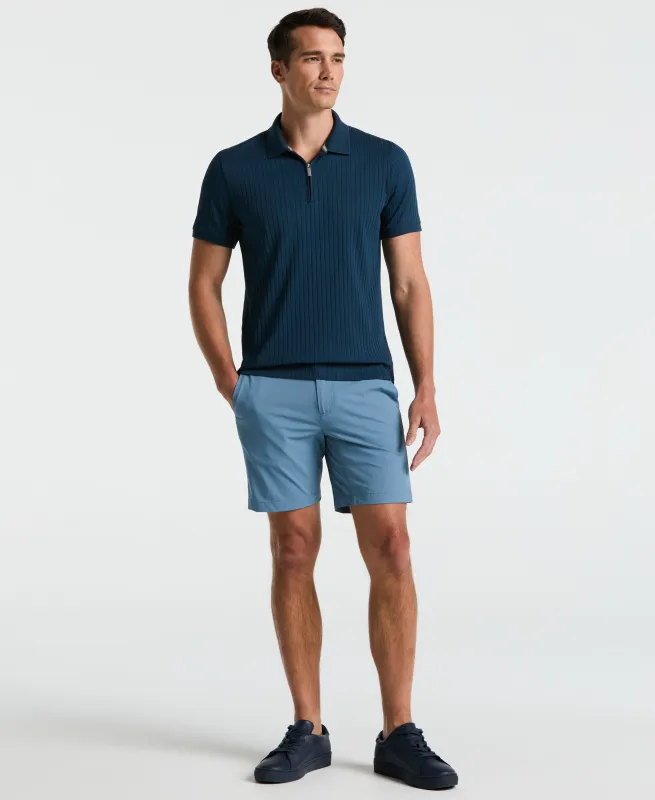 Stretch Solid Tech Short sold by Perry Ellis