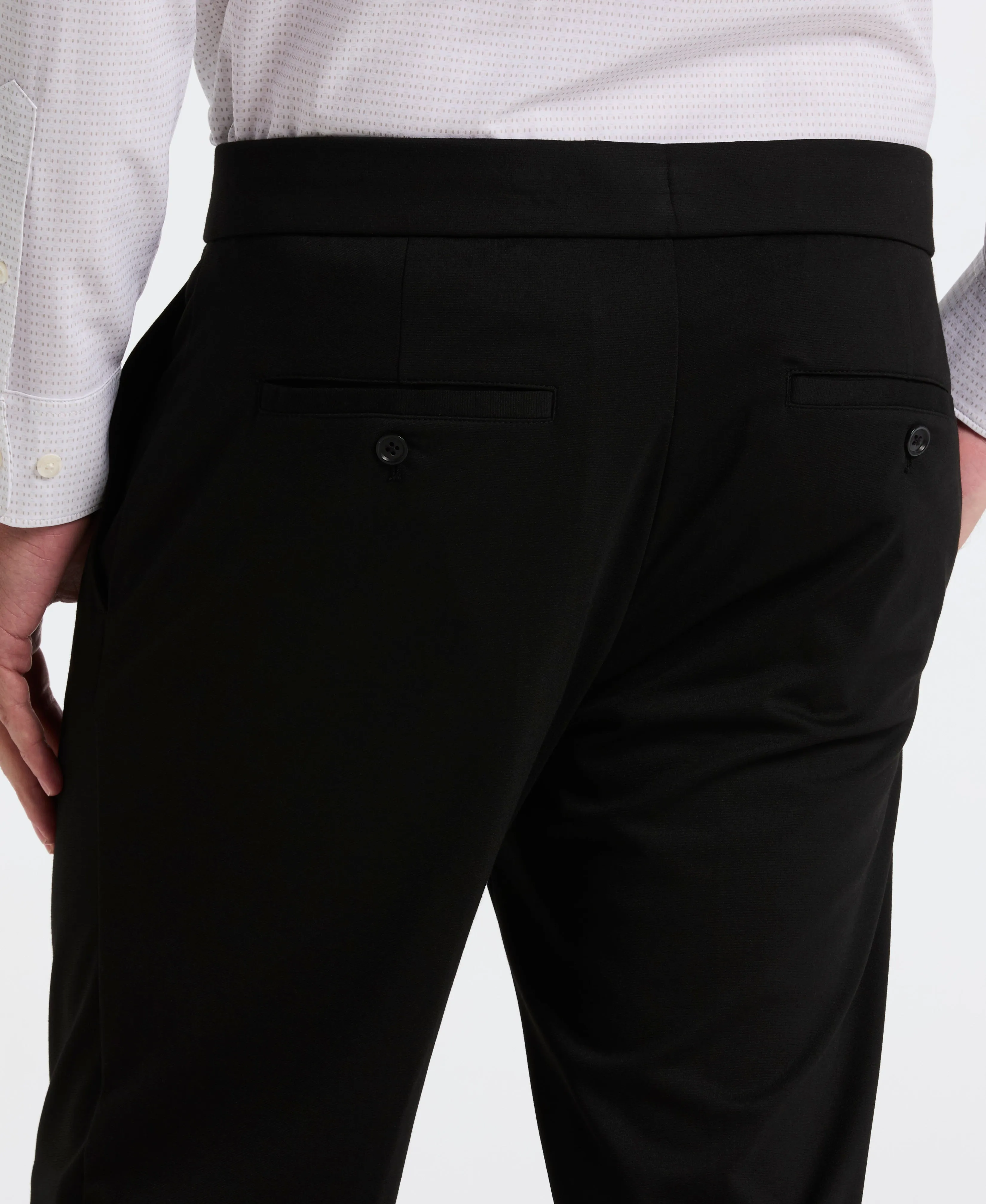 Slim Tapered Pintuck Pull-on Pants sold by Perry Ellis product image thumbnail 4