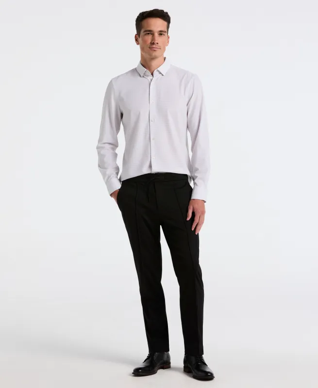 Slim Tapered Pintuck Pull-on Pants sold by Perry Ellis