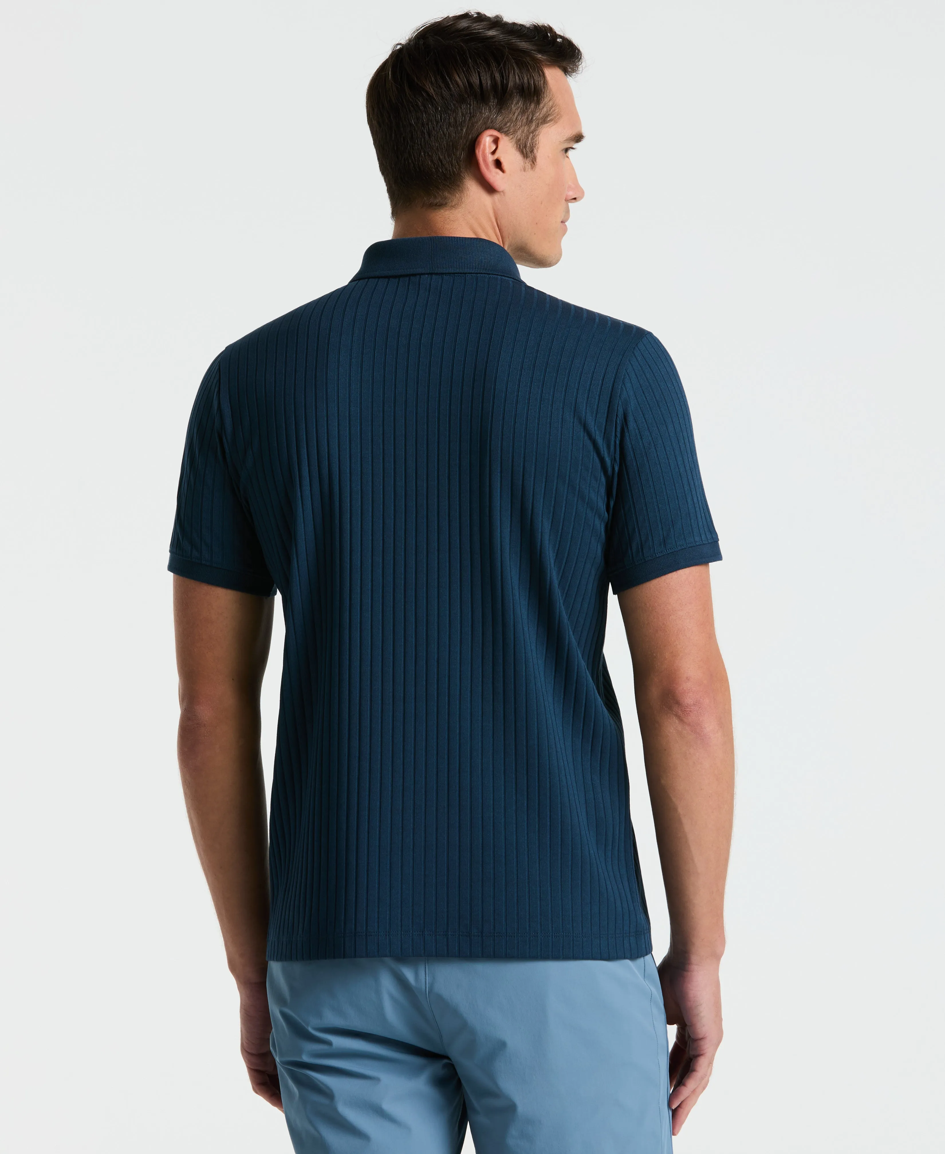 Ribbed Quarter Zip Polo sold by Perry Ellis product image thumbnail 4