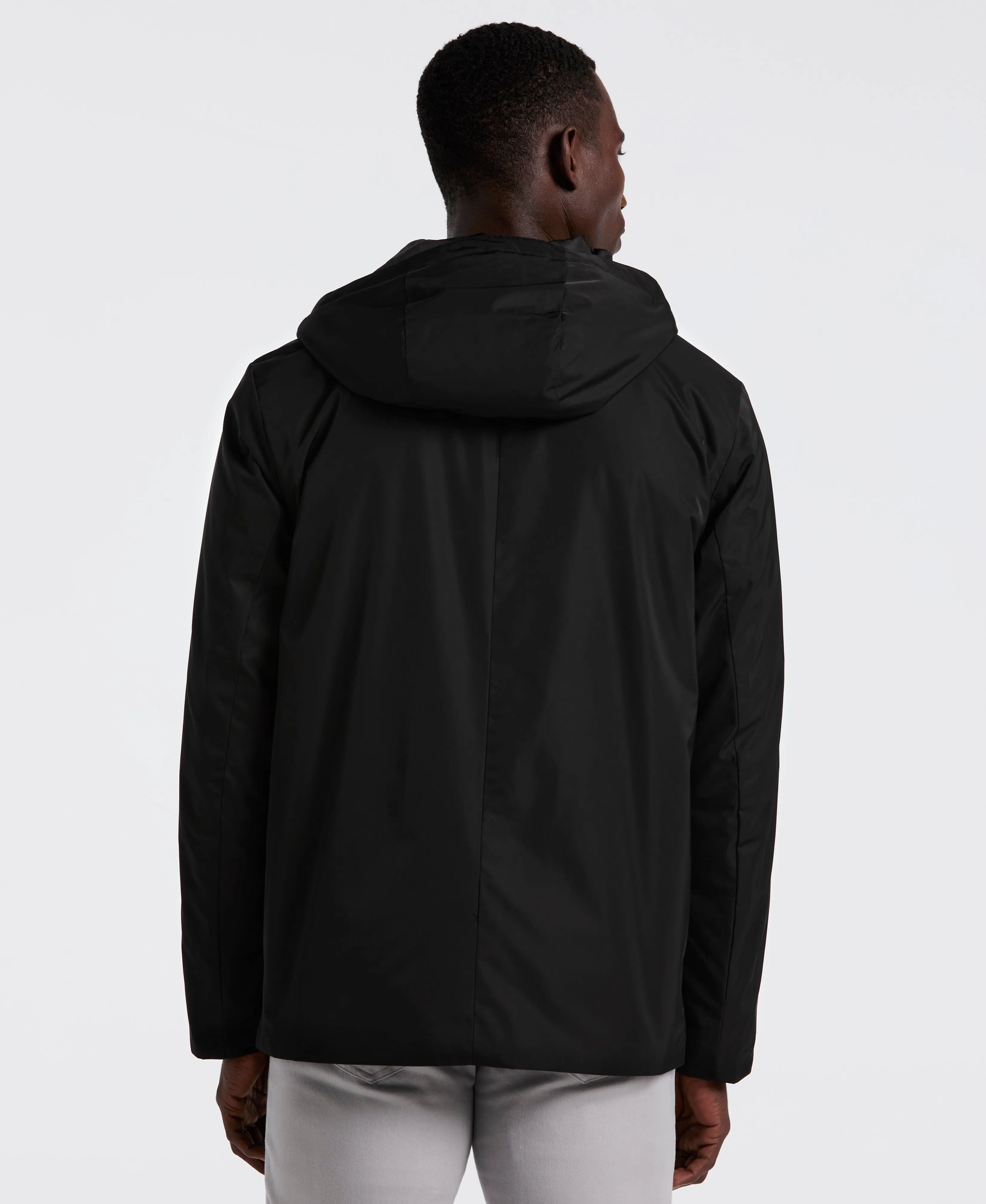 Plainweave Insulated Hooded Jacket sold by Perry Ellis product image thumbnail 2