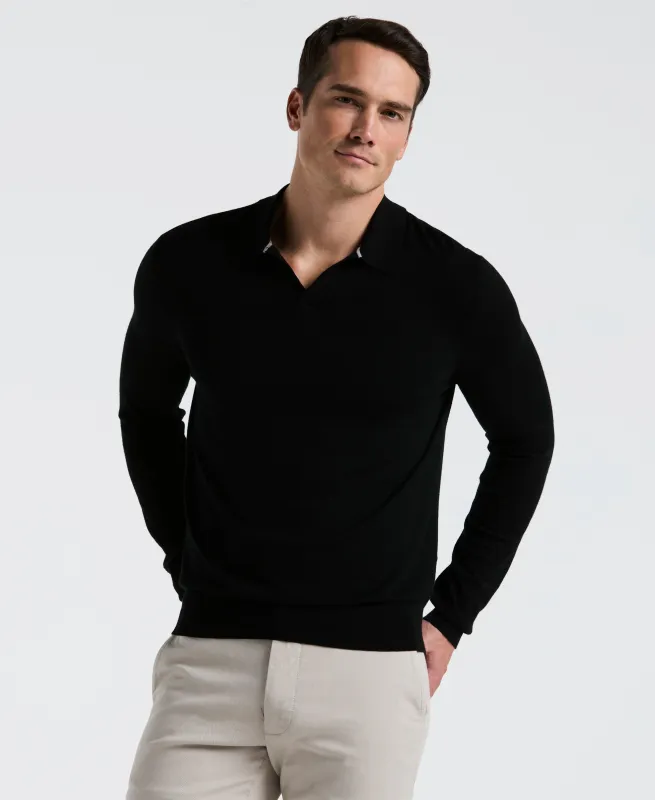 Open Polo Sweater sold by Perry Ellis