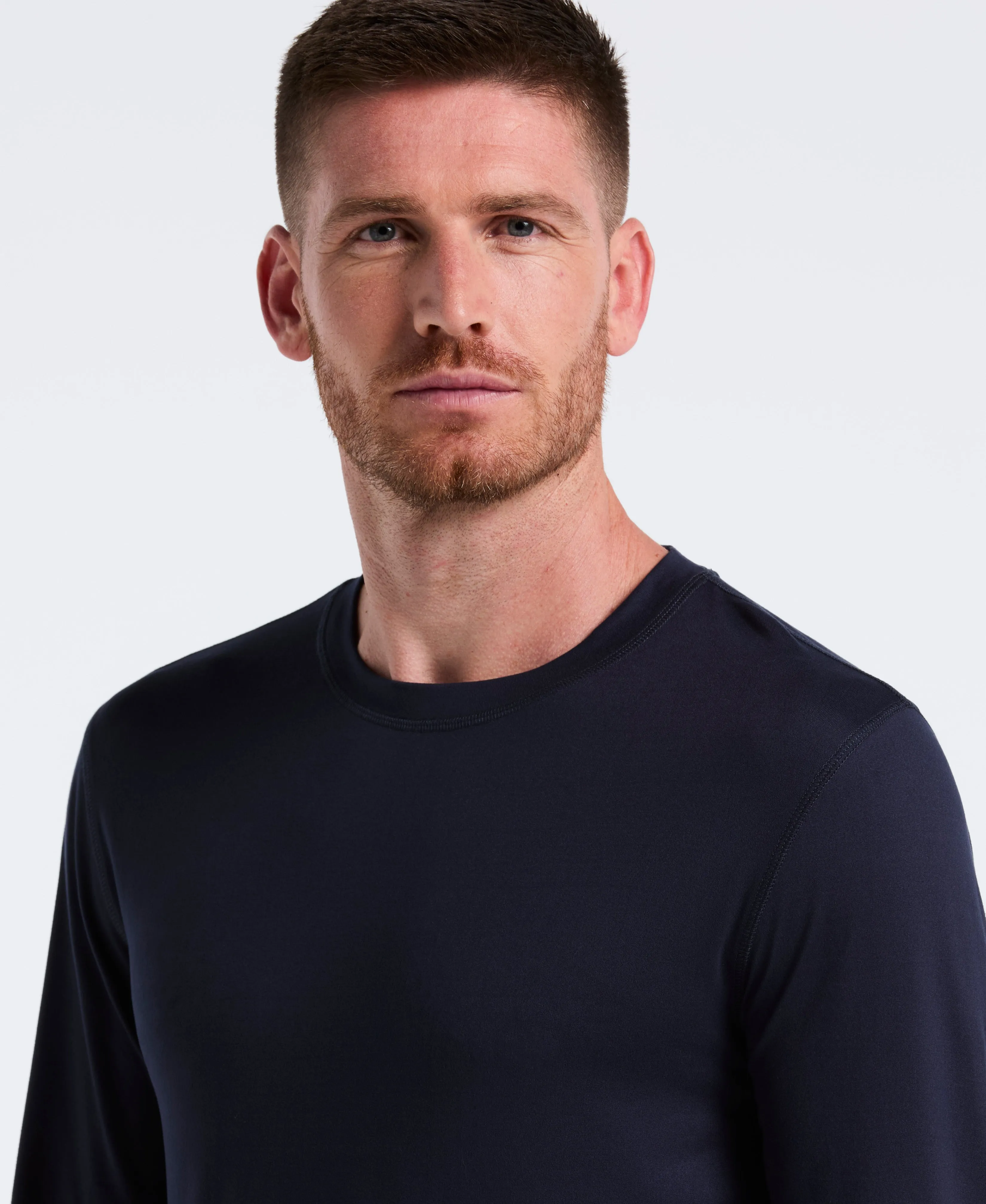 Deluxe Touch Crew Neck Lounge Shirt sold by Perry Ellis product image thumbnail 3