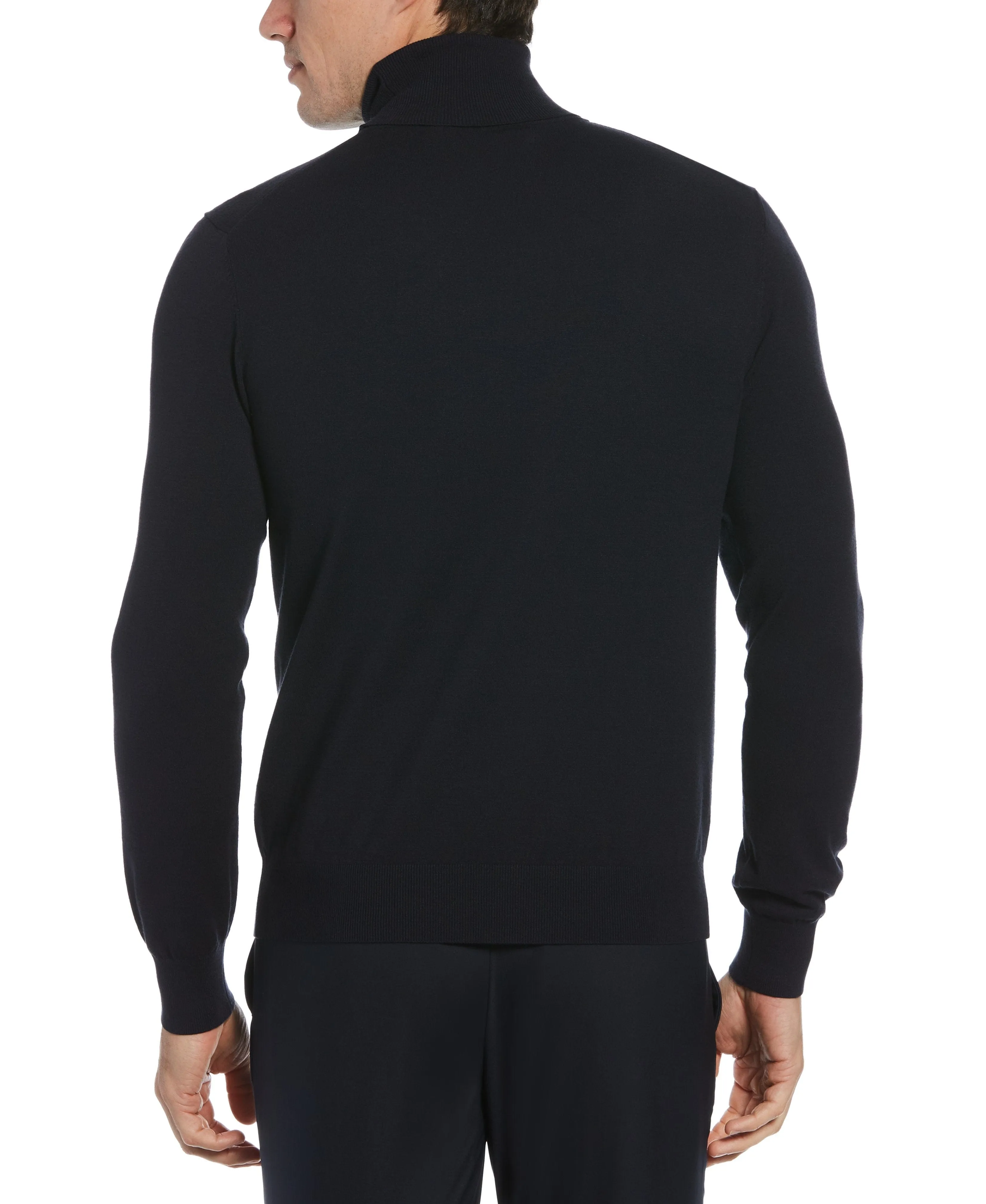 Solid Tech Knit Turtleneck Sweater sold by Perry Ellis product image thumbnail 2