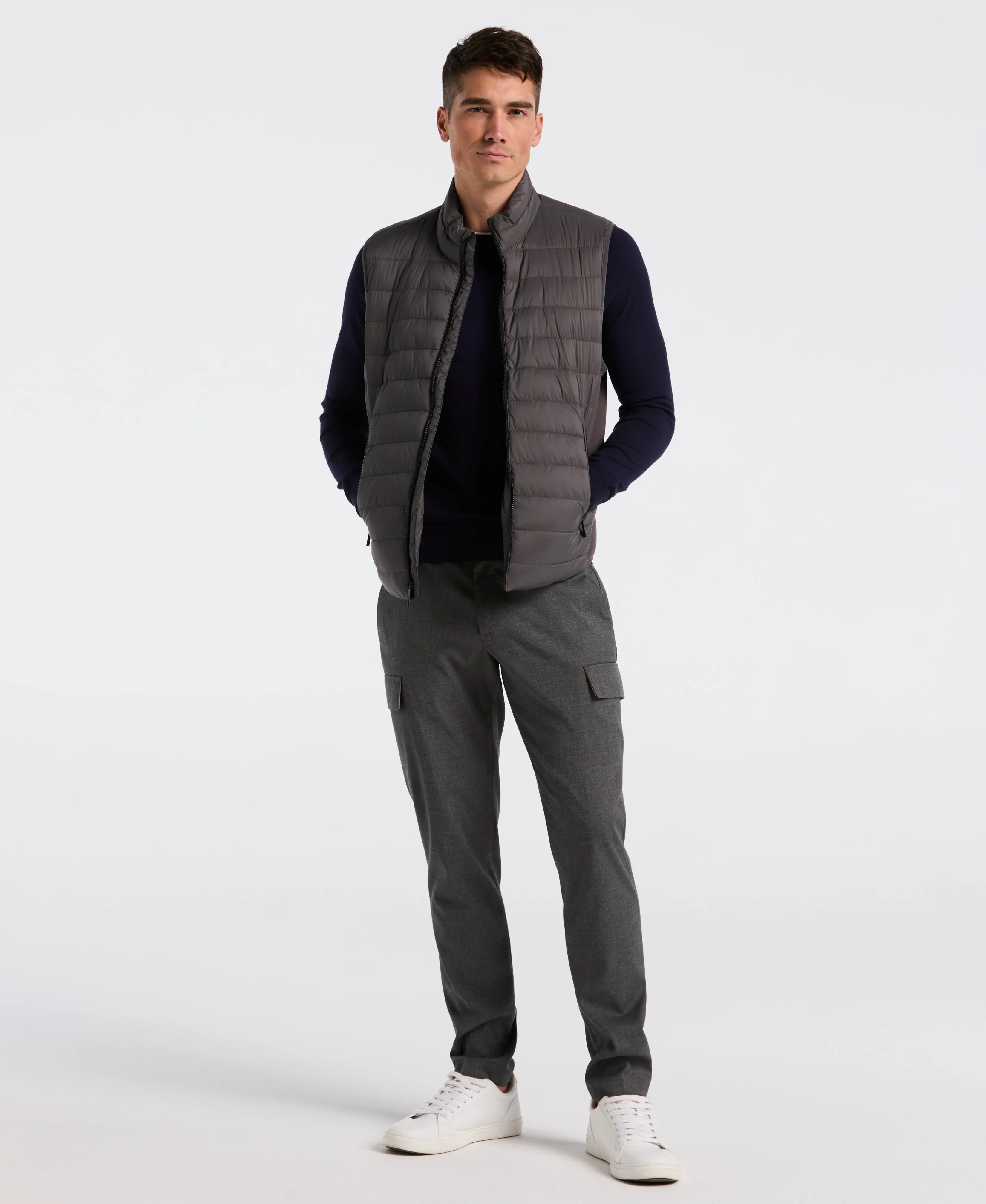 Hybrid Lightweight Puffer Vest sold by Perry Ellis product image thumbnail 4