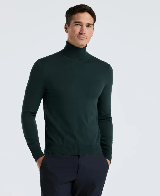 Solid Tech Knit Turtleneck Sweater sold by Perry Ellis