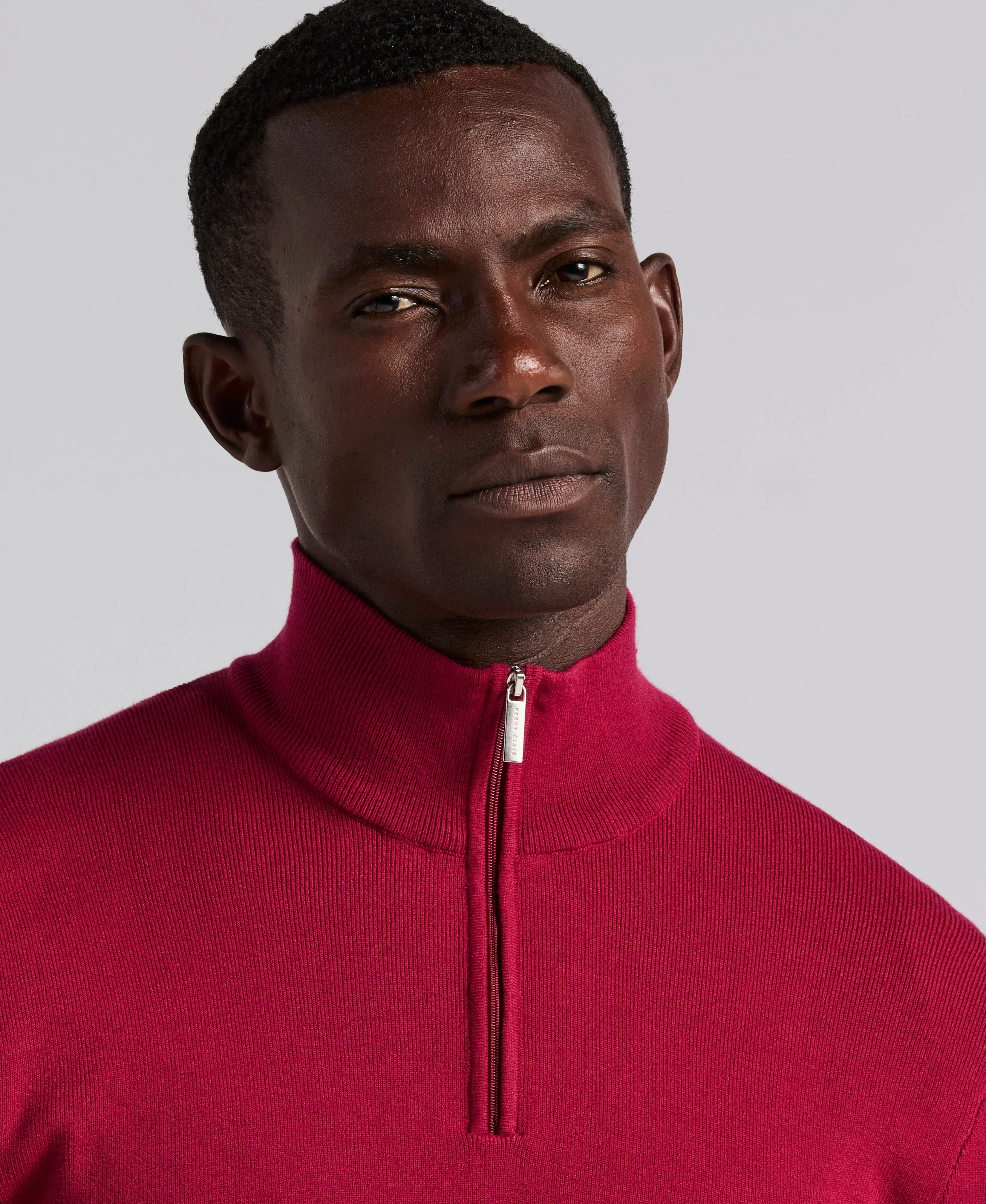 Tech Knit Quarter Zip Sweater sold by Perry Ellis product image thumbnail 3