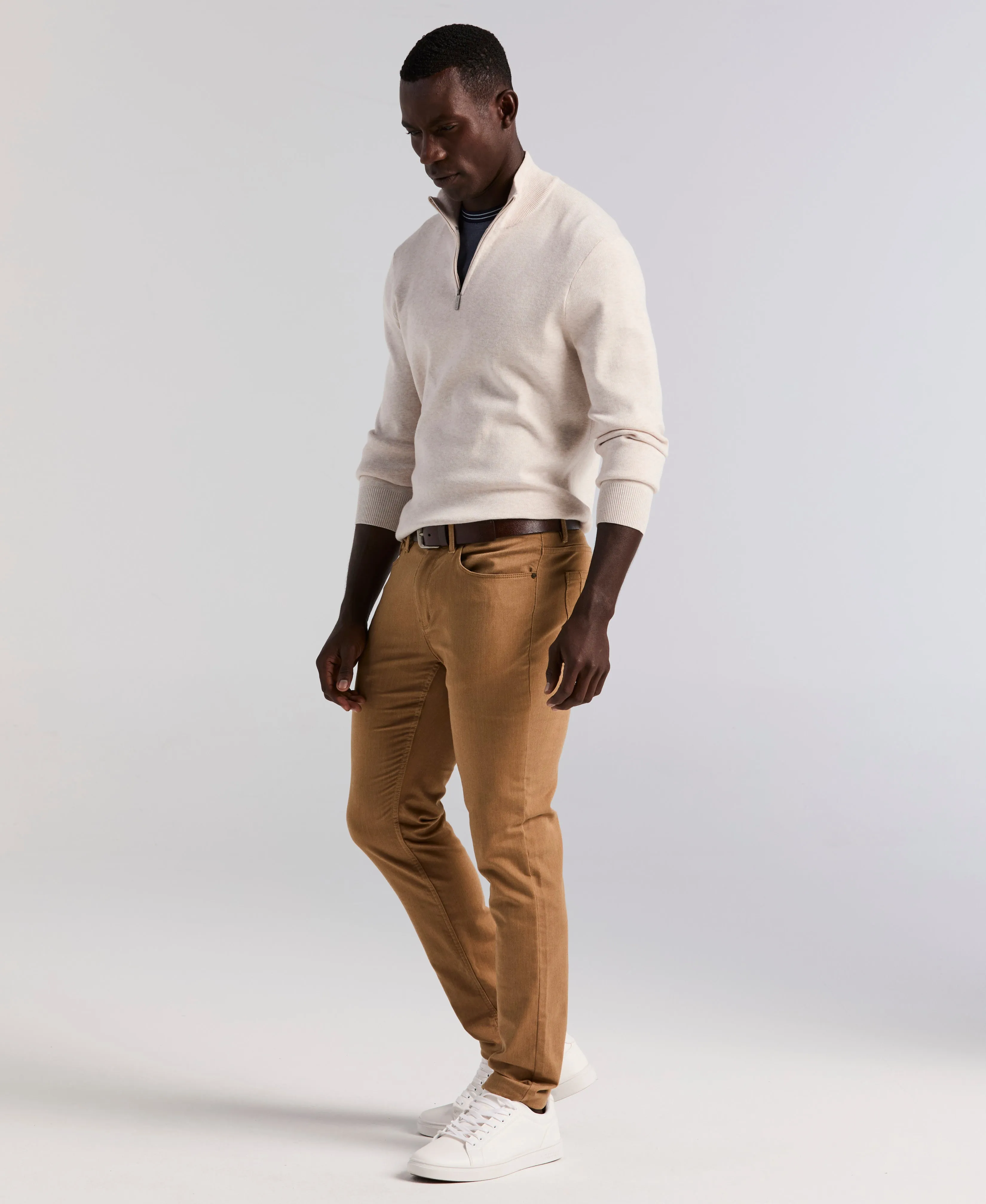 Tech Knit Quarter Zip Sweater sold by Perry Ellis product image thumbnail 5