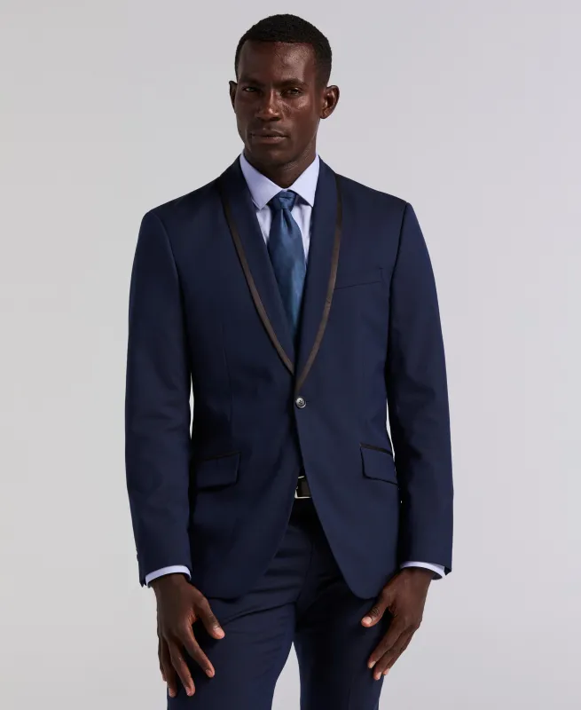 Slim Fit Stretch Tuxedo Suit Jacket made by Perry Ellis