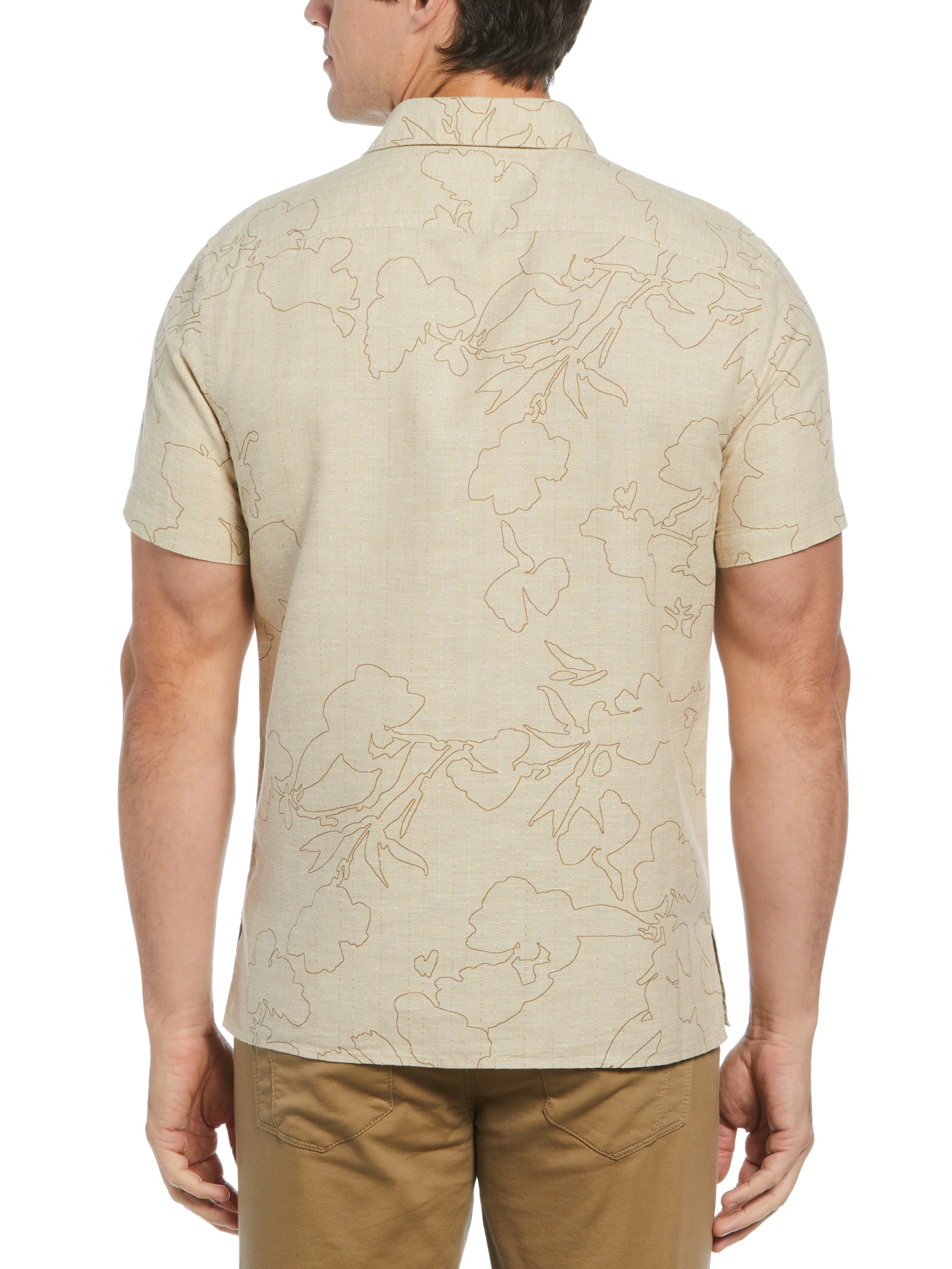 Dobby Floral Print Shirt sold by Perry Ellis product image thumbnail 2