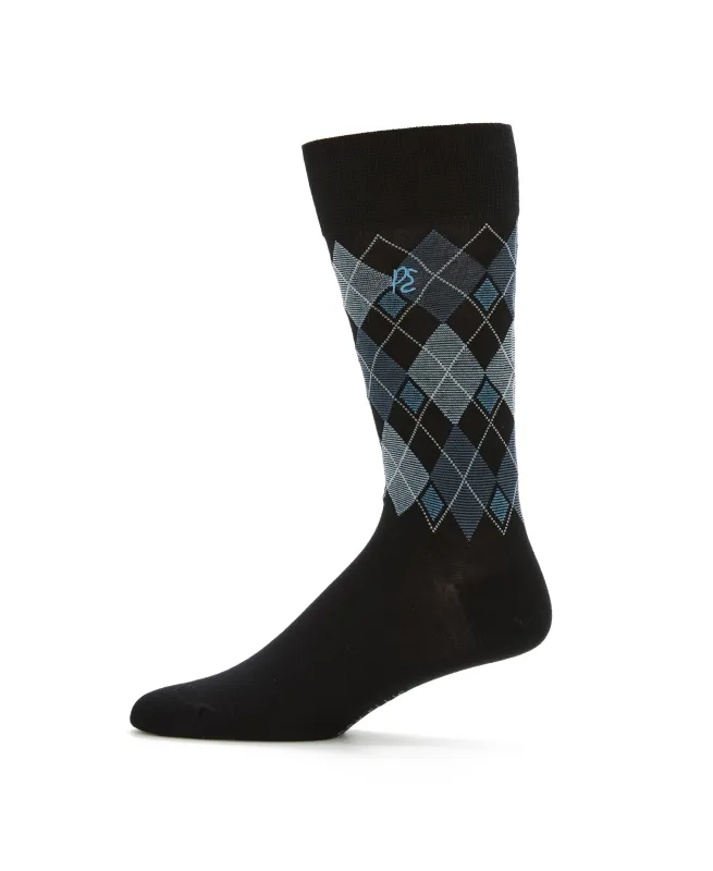 Diamond Print Bamboo Socks sold by Perry Ellis