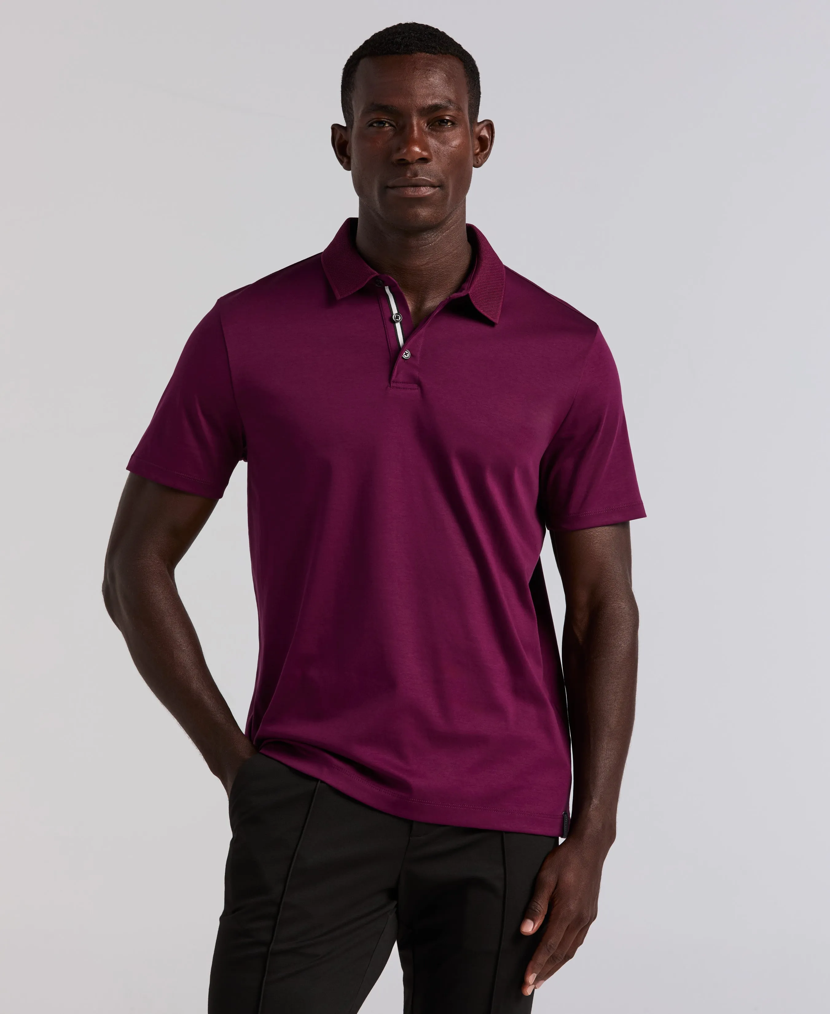 Cool Interlock Polo sold by Perry Ellis