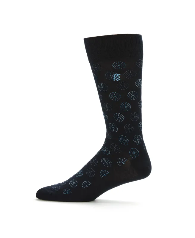 Bamboo Fashion Medallion Socks sold by Perry Ellis