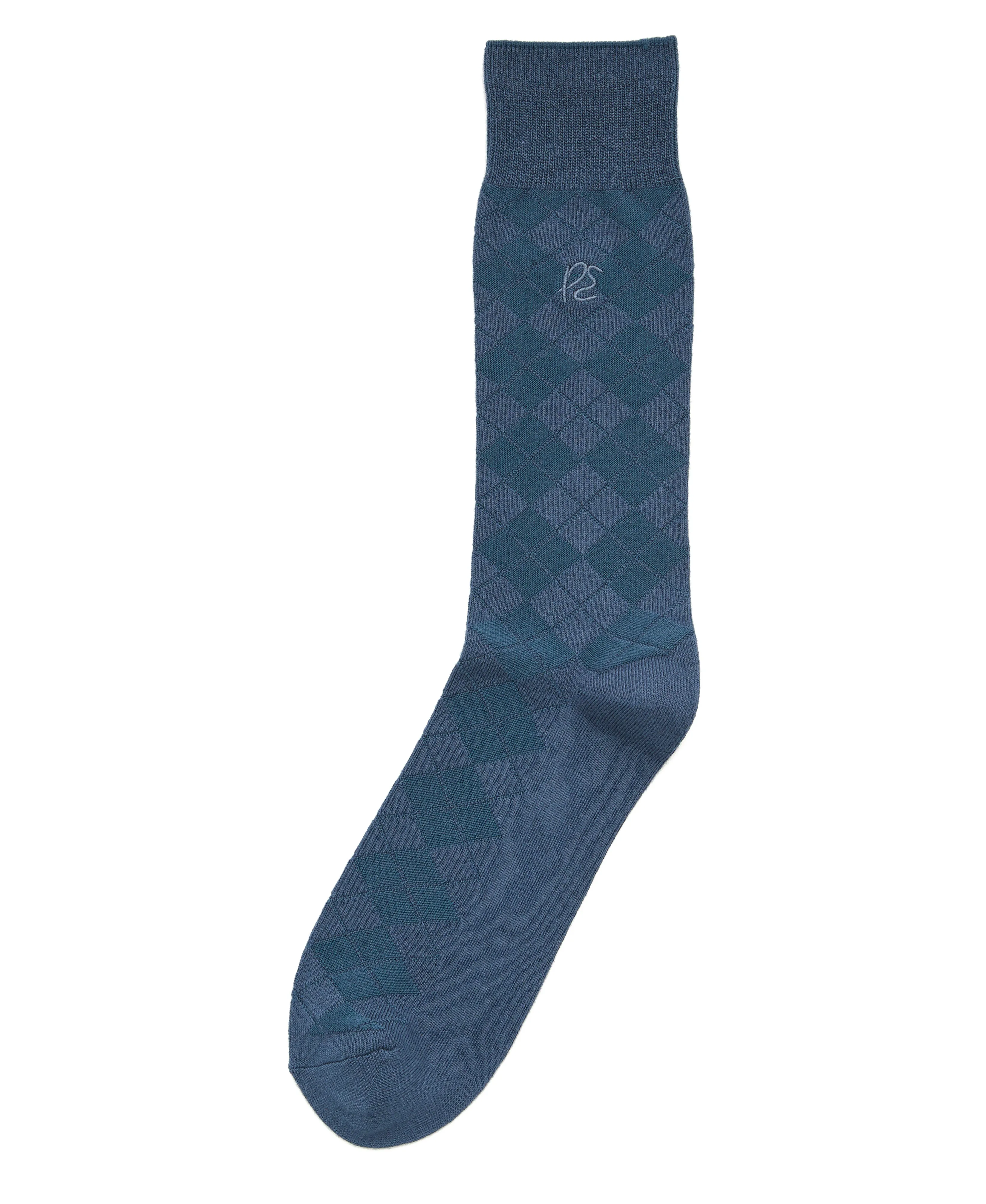 Diamond Stitch Logo Socks sold by Perry Ellis product image thumbnail 2
