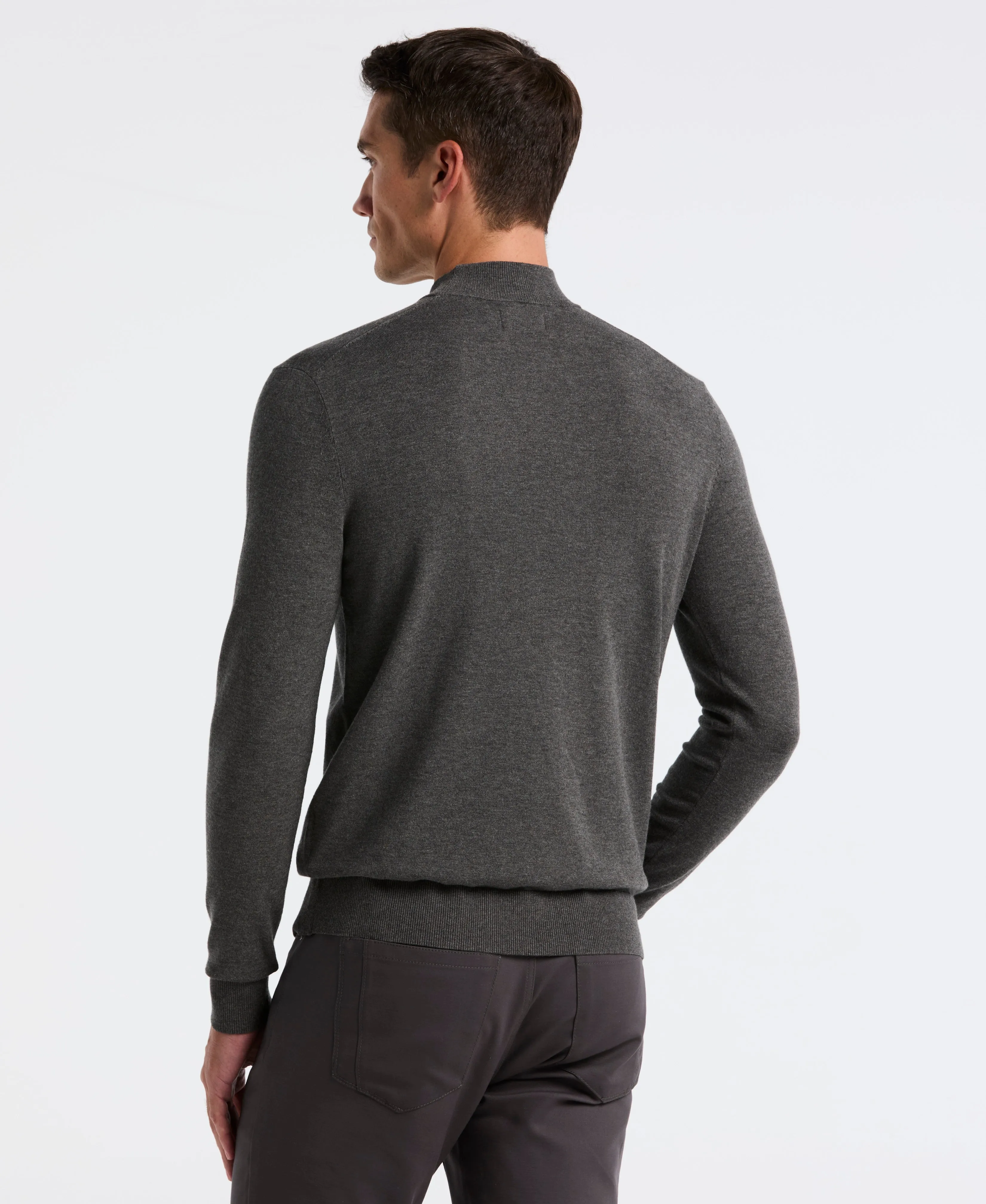 Tech Knit Mock Neck Pullover Sweater sold by Perry Ellis product image thumbnail 2
