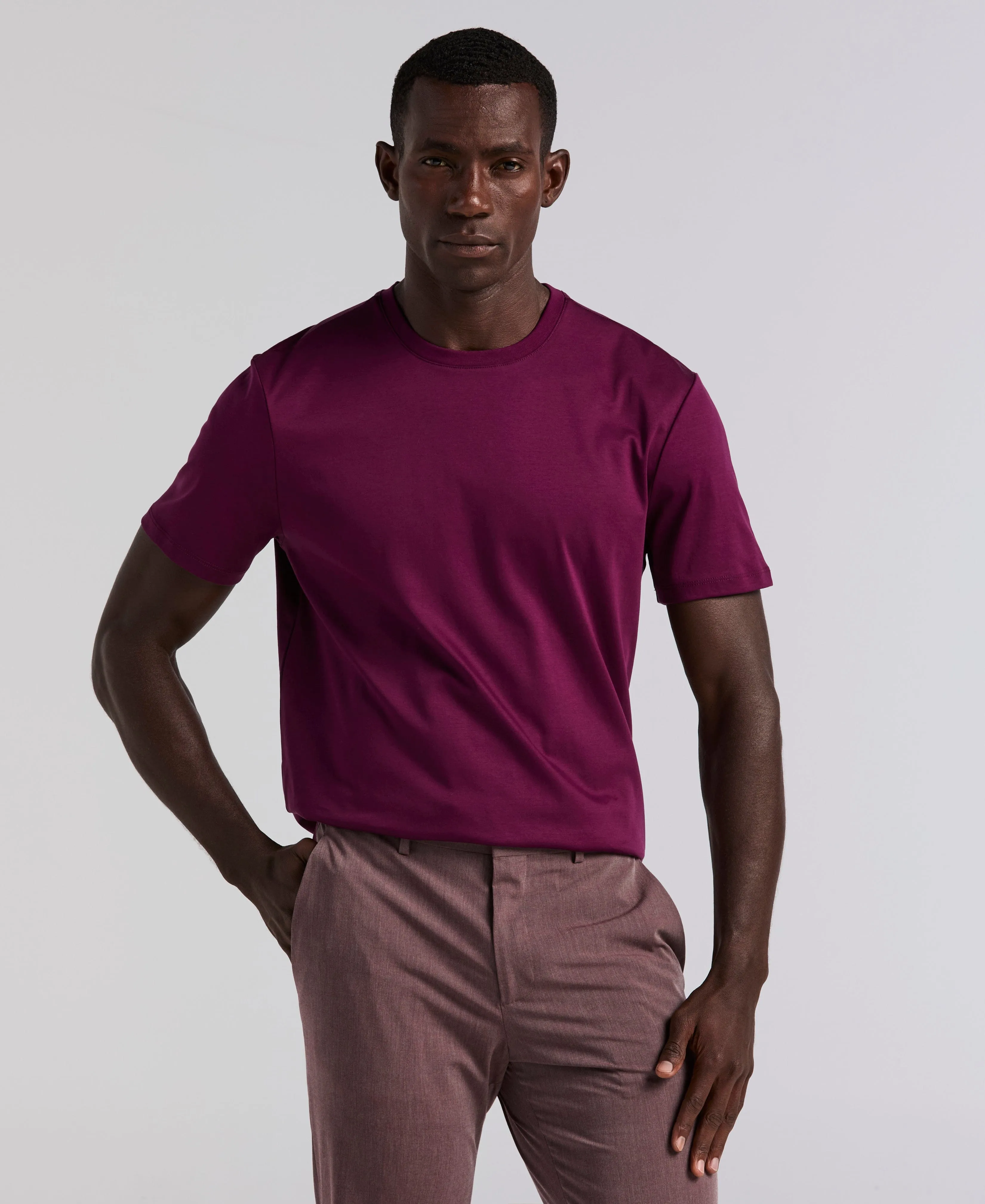 Cool Interlock Tee sold by Perry Ellis