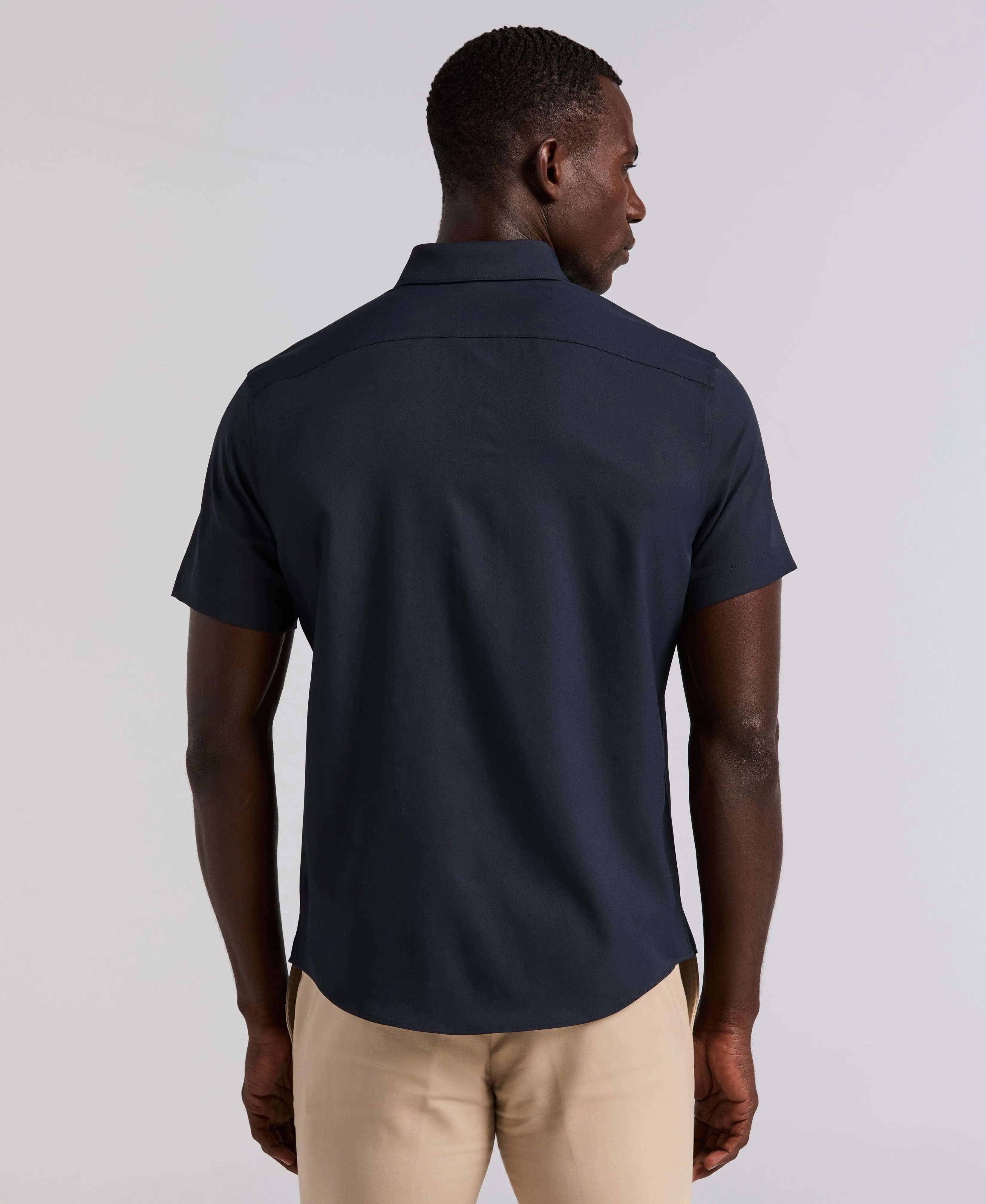 Slim Fit Total Stretch Solid Shirt sold by Perry Ellis product image thumbnail 2