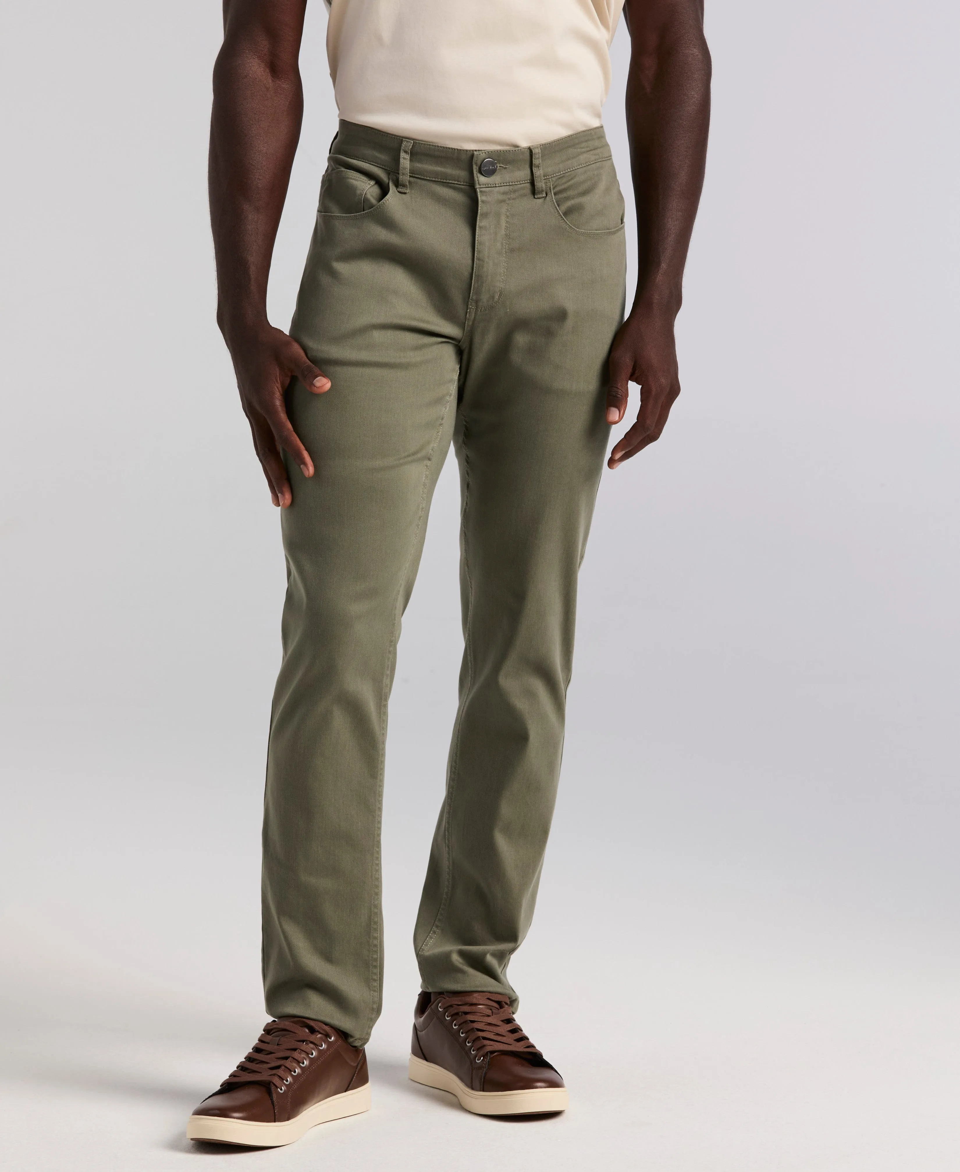 Slim Fit TENCEL™ 5 Pocket Pant sold by Perry Ellis