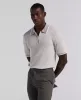 Bi-Color Stitch Zip Polo sold by Perry Ellis