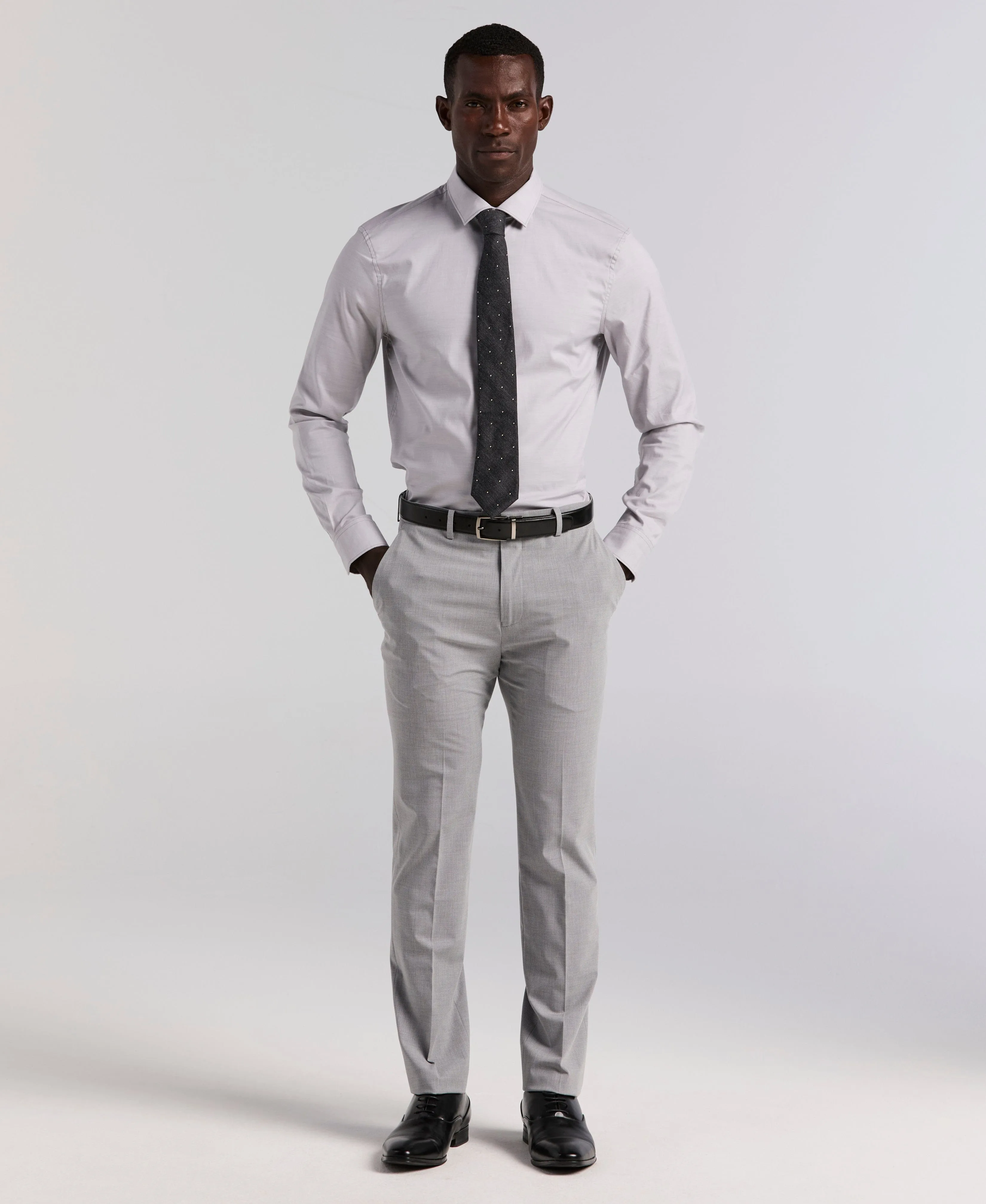 Slim Fit Mini Grid Pattern Suit Pant sold by Perry Ellis product image thumbnail 4