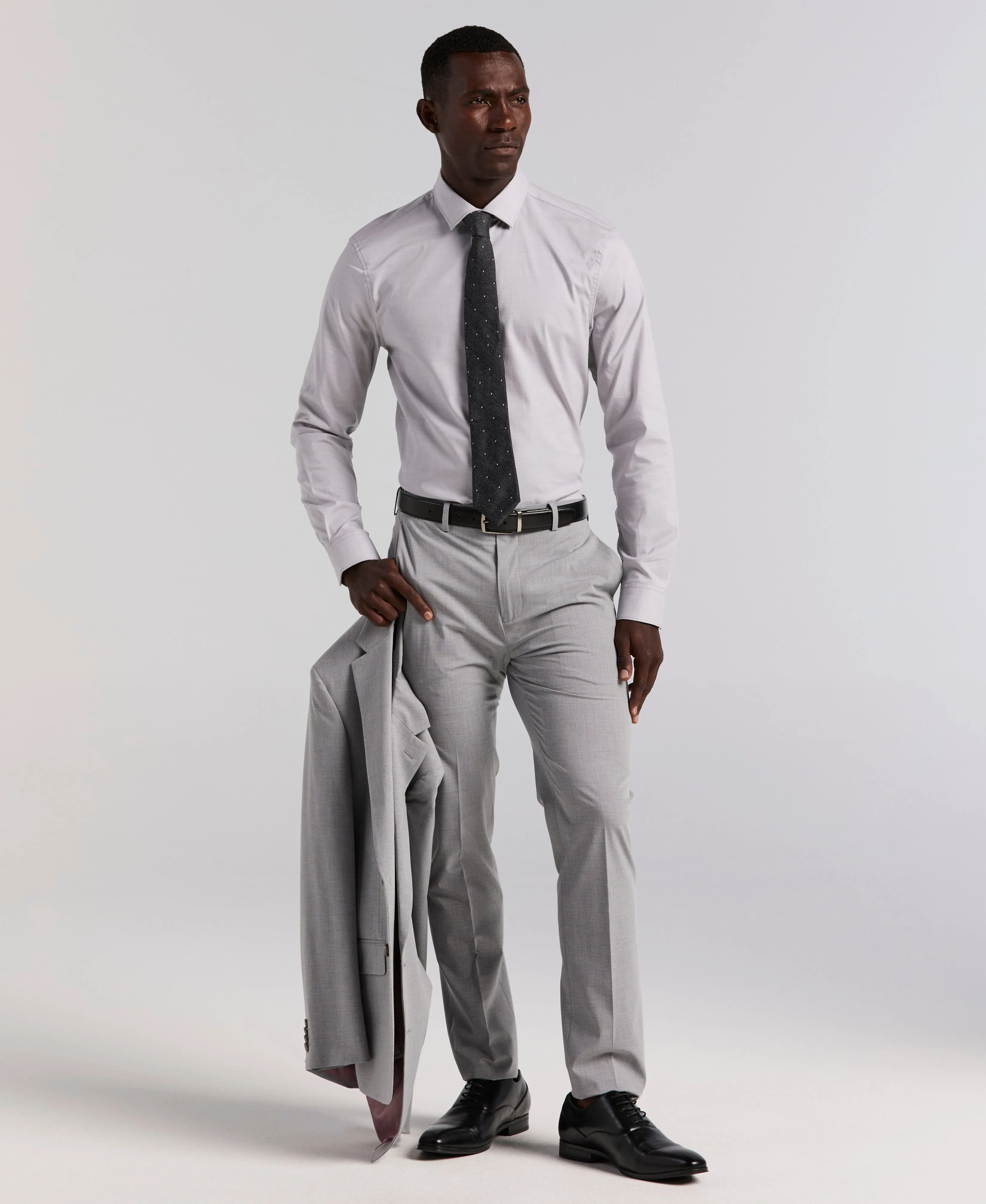 Slim Fit Mini Grid Pattern Suit Pant sold by Perry Ellis product image thumbnail 5
