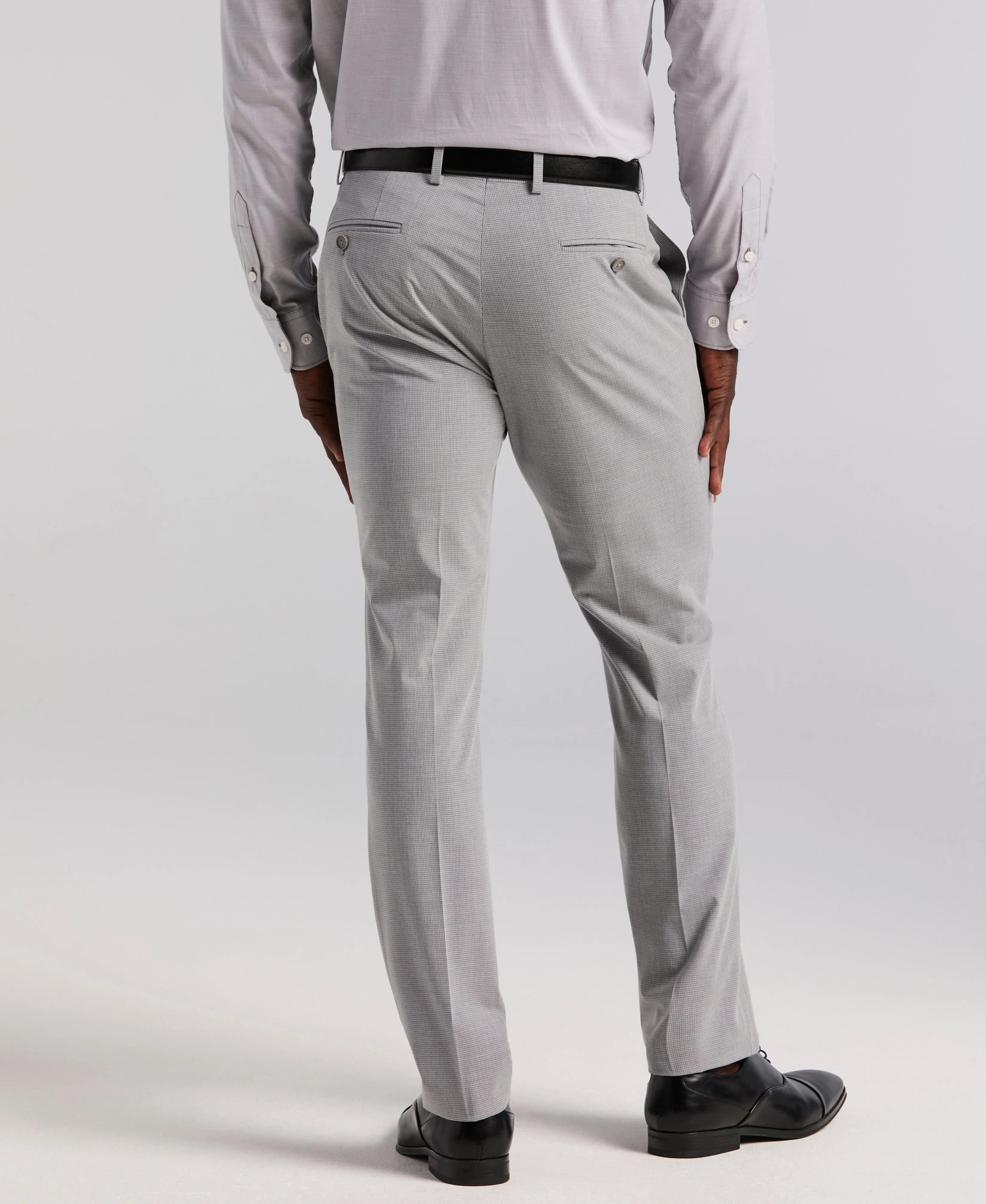 Slim Fit Mini Grid Pattern Suit Pant sold by Perry Ellis product image thumbnail 2