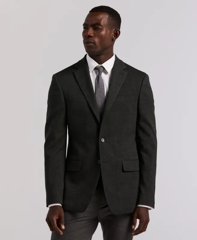 Slim Olive Textured Sport Coat sold by Perry Ellis