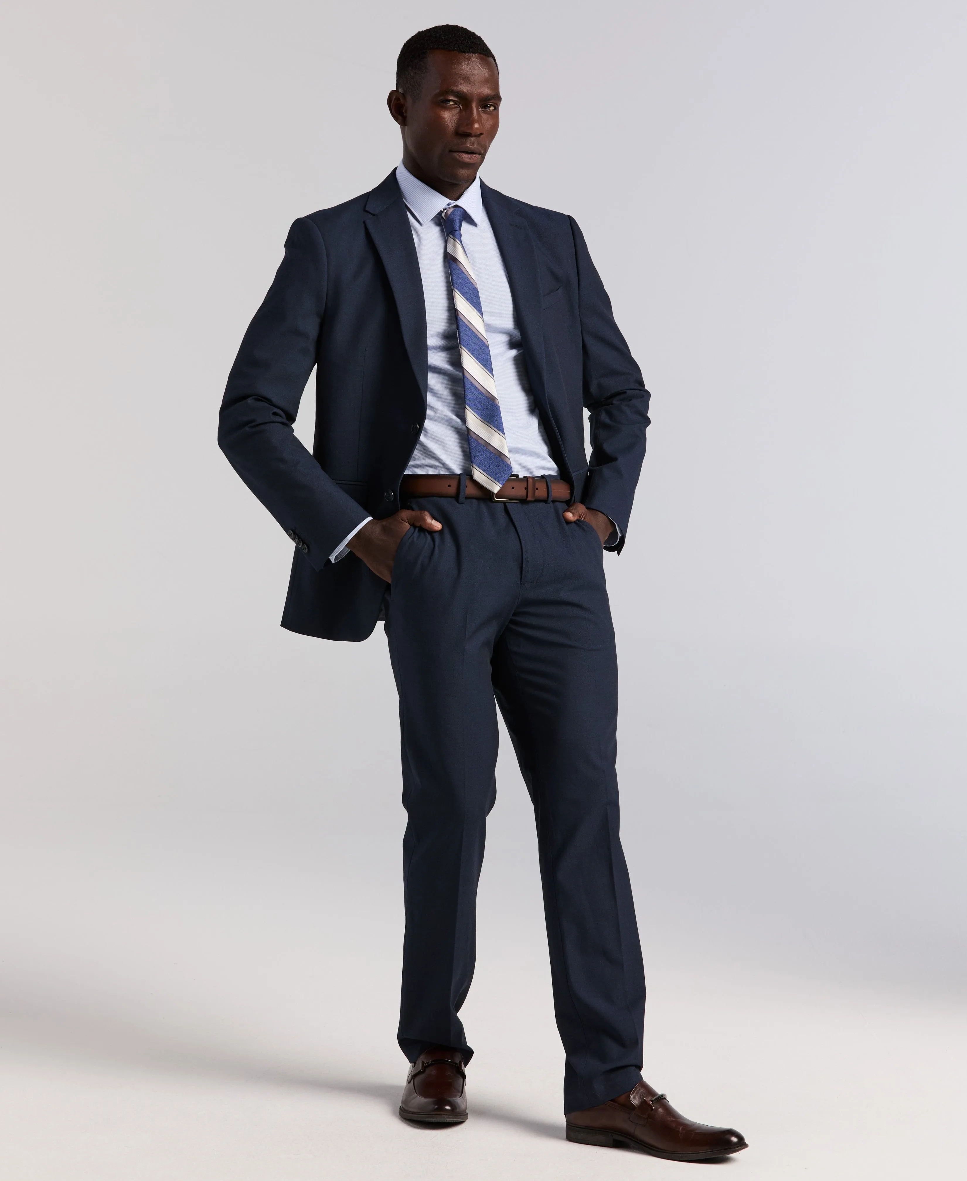 Slim Fit Total Eclipse Louis Suit sold by Perry Ellis product image thumbnail 2