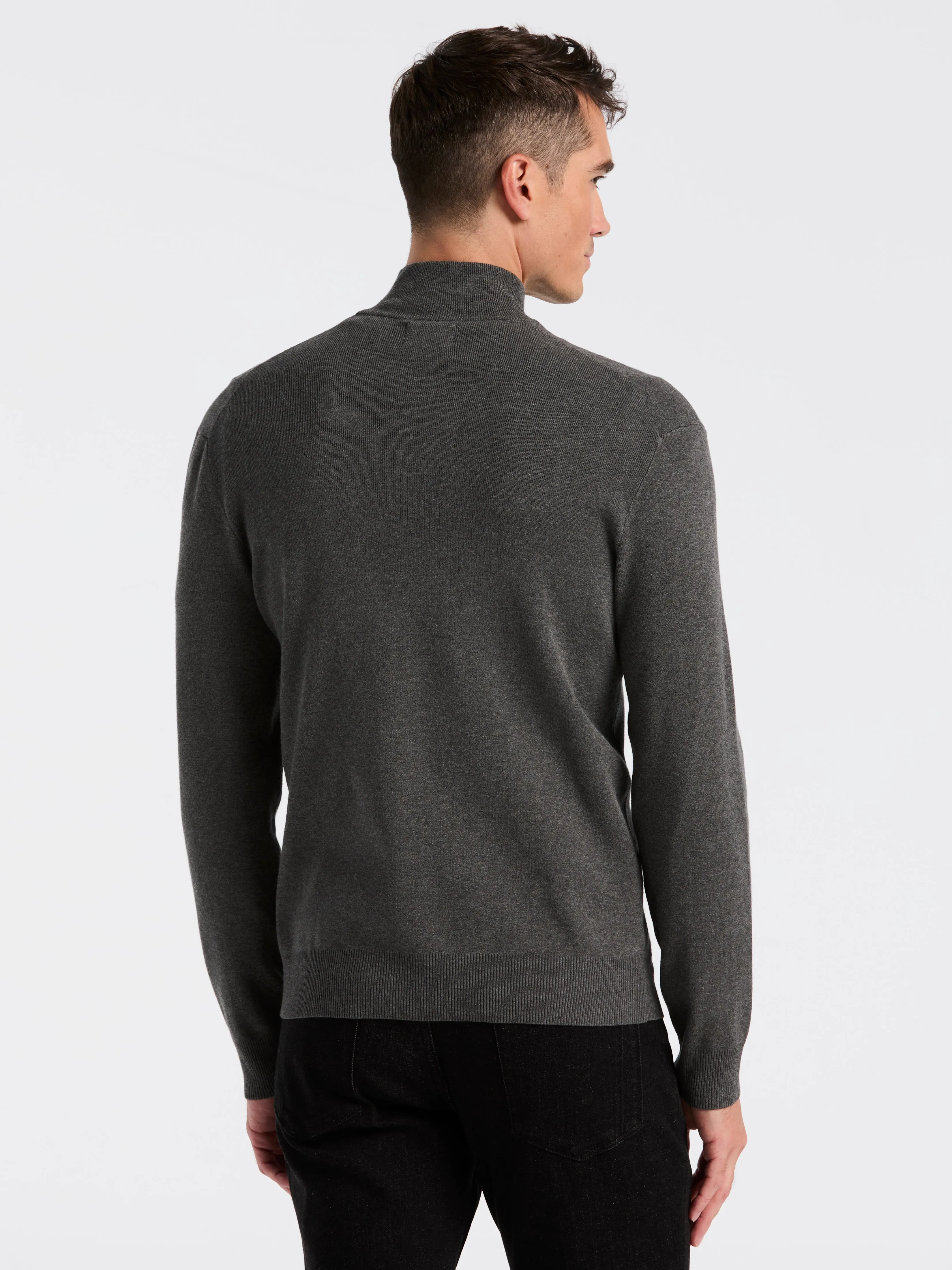 Tech Knit Quarter Zip Sweater sold by Perry Ellis product image thumbnail 5