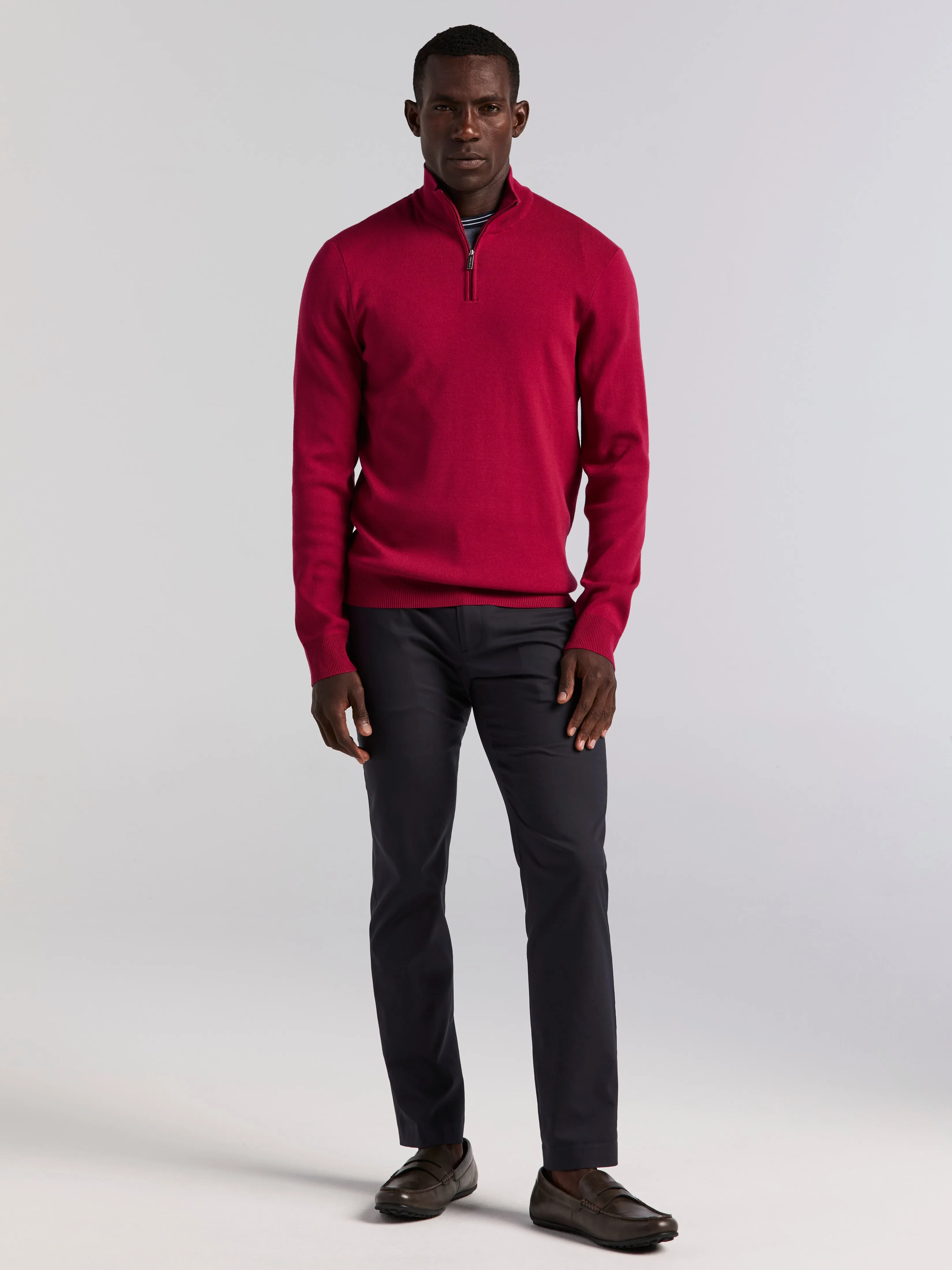 Tech Knit Quarter Zip Sweater sold by Perry Ellis product image thumbnail 4