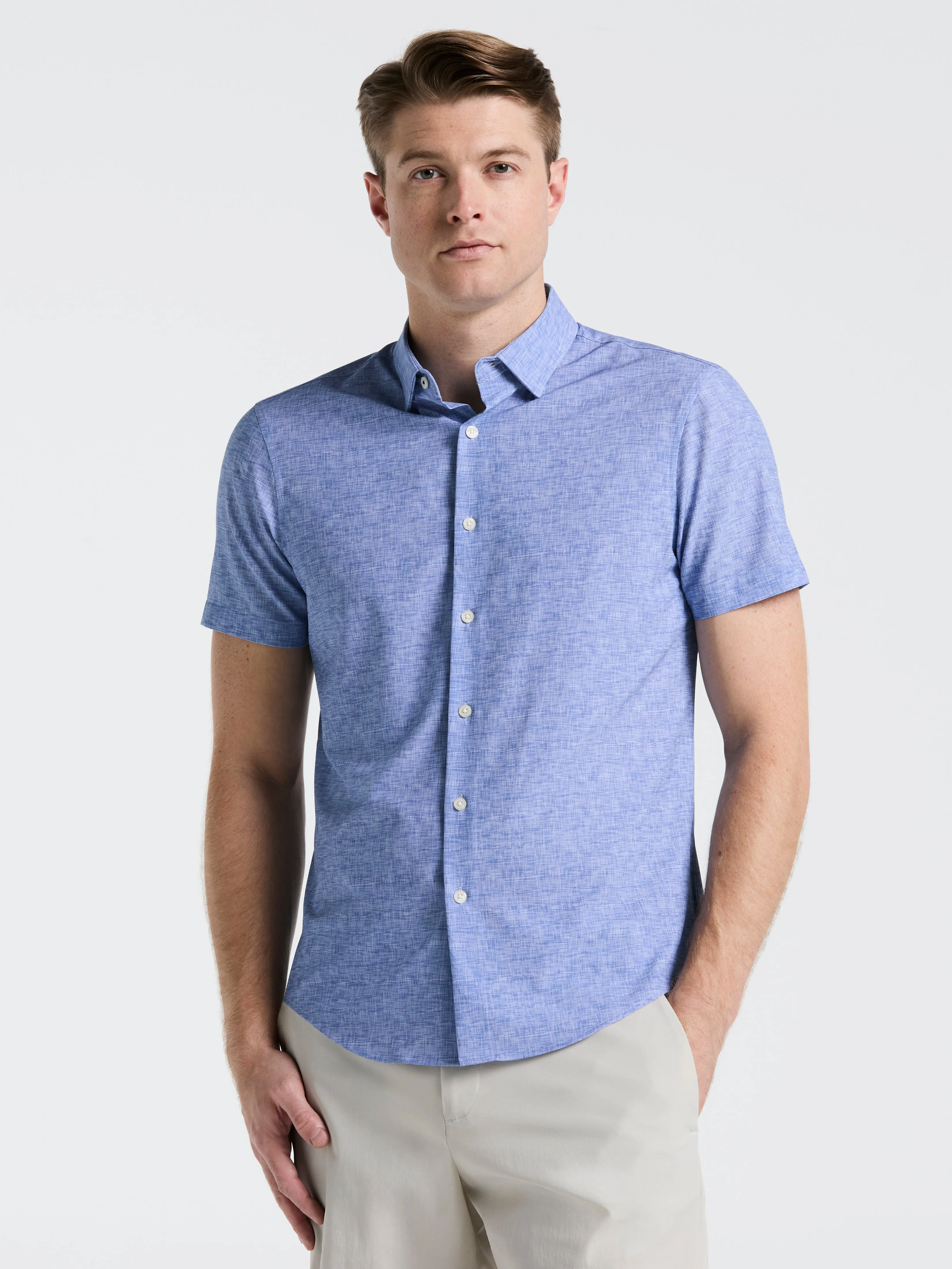 Slim Fit Soft Shirt sold by Perry Ellis