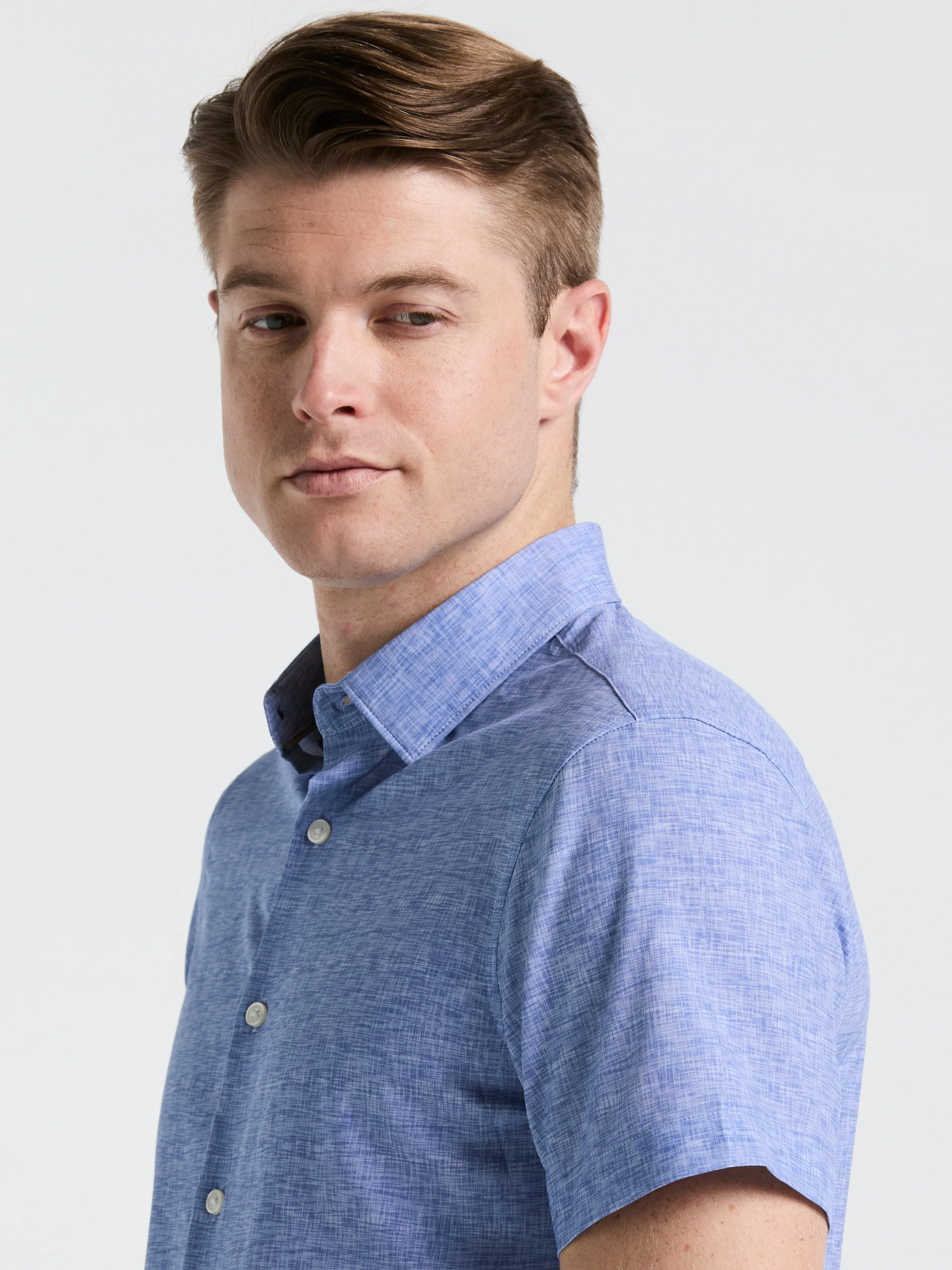 Slim Fit Soft Shirt sold by Perry Ellis product image thumbnail 4