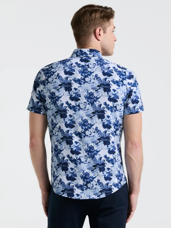 Slim Fit Floral Print Shirt sold by Perry Ellis