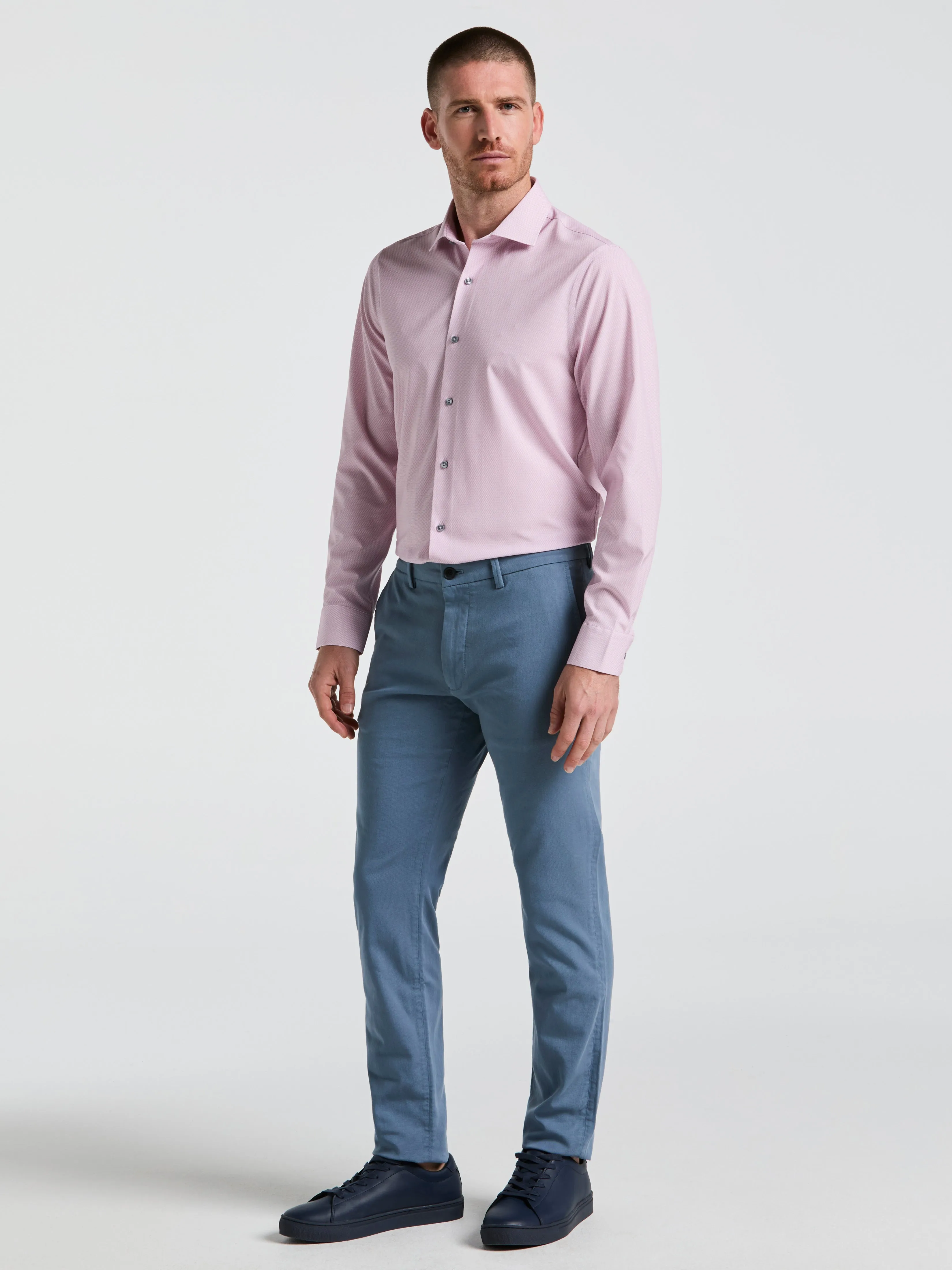 Performance Tech Geo Print Dress Shirt sold by Perry Ellis product image thumbnail 4