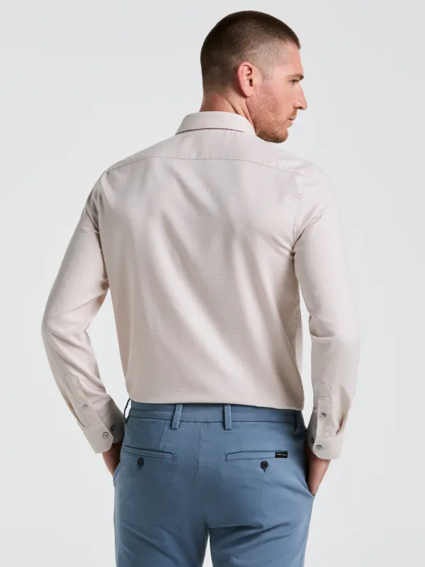 Dobby Micro Print Dress Shirt sold by Perry Ellis