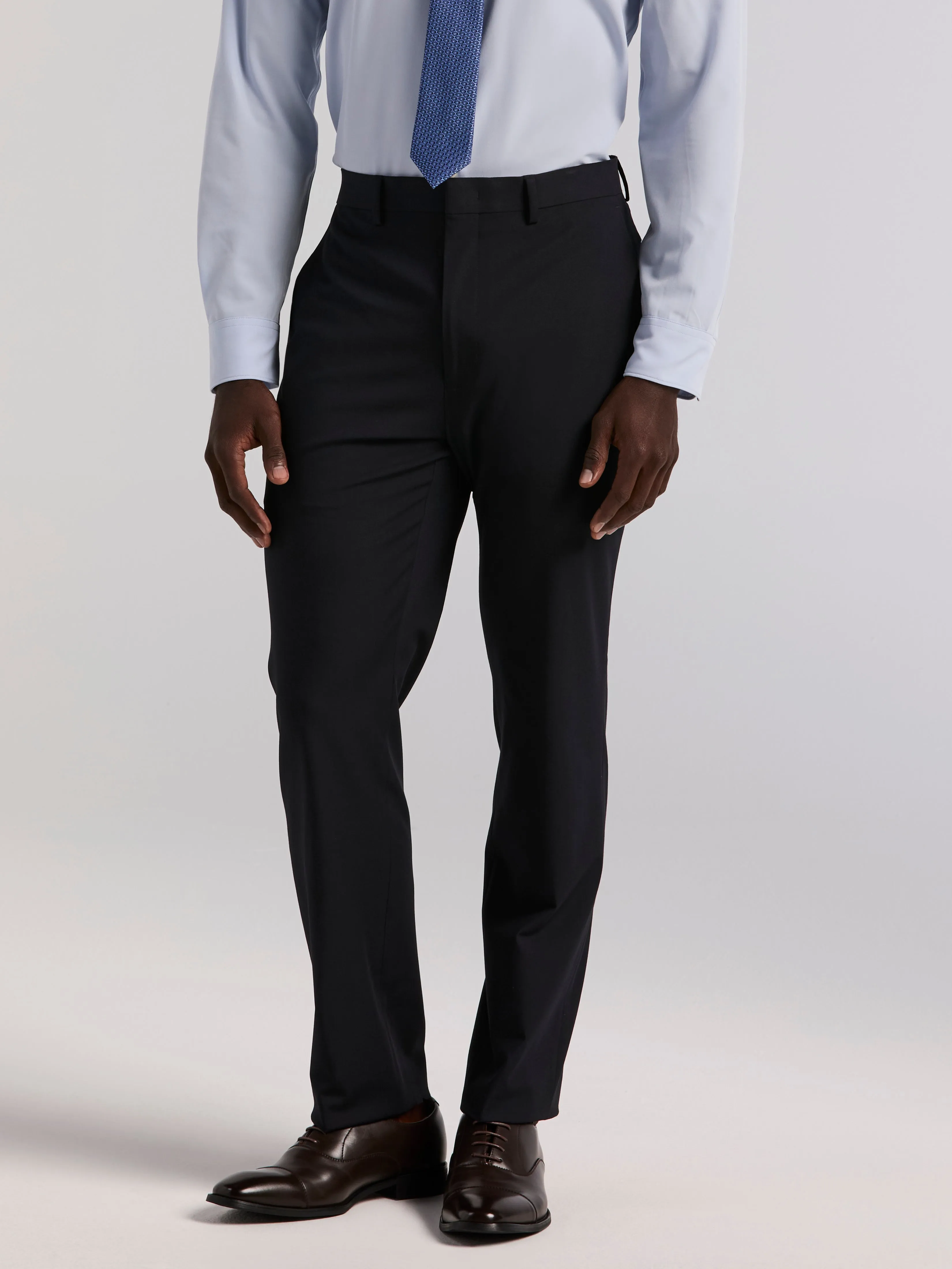 Slim Fit Solid Tech Suit Pant sold by Perry Ellis product image thumbnail 5