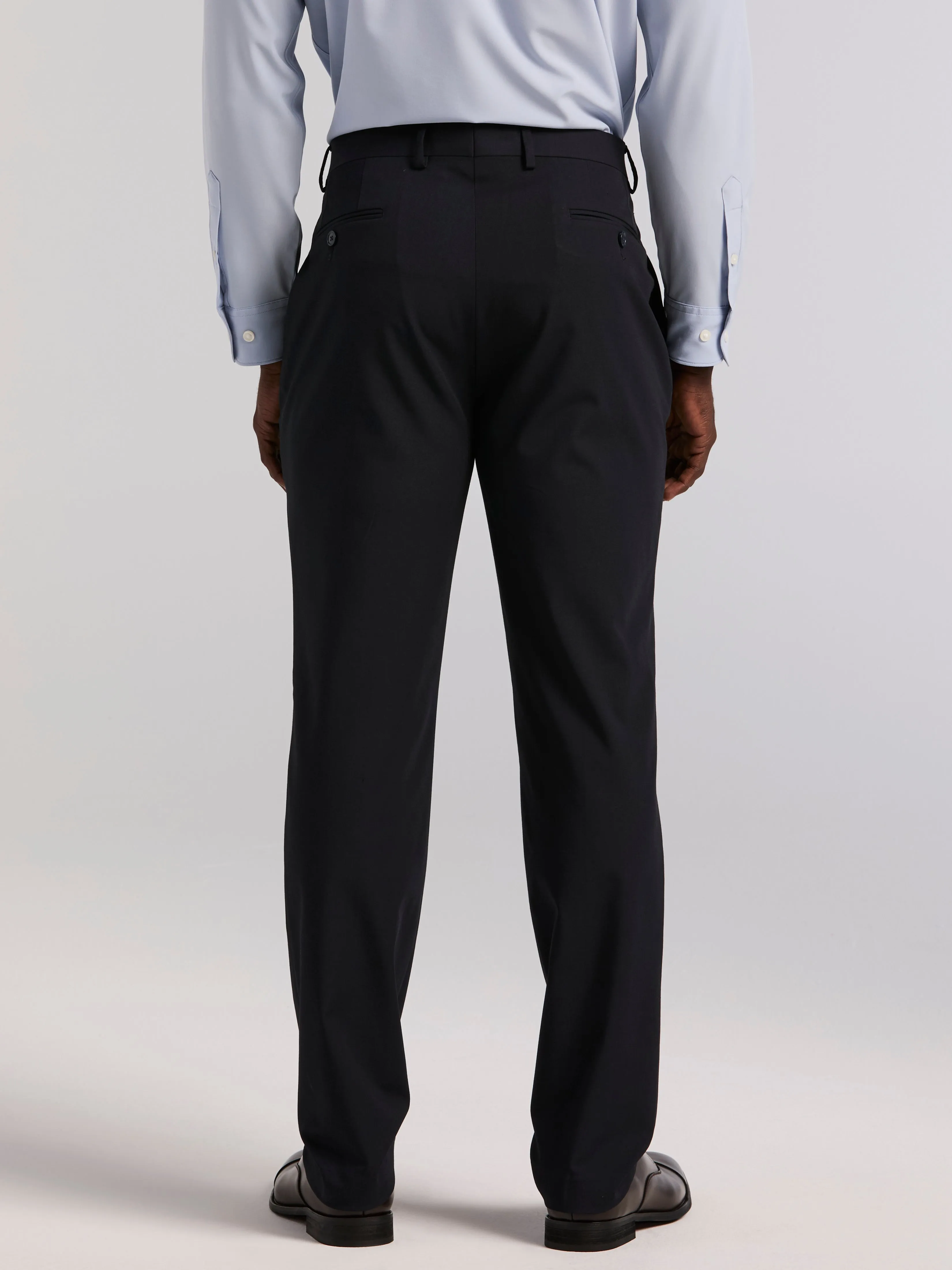 Slim Fit Solid Tech Suit Pant sold by Perry Ellis product image thumbnail 2
