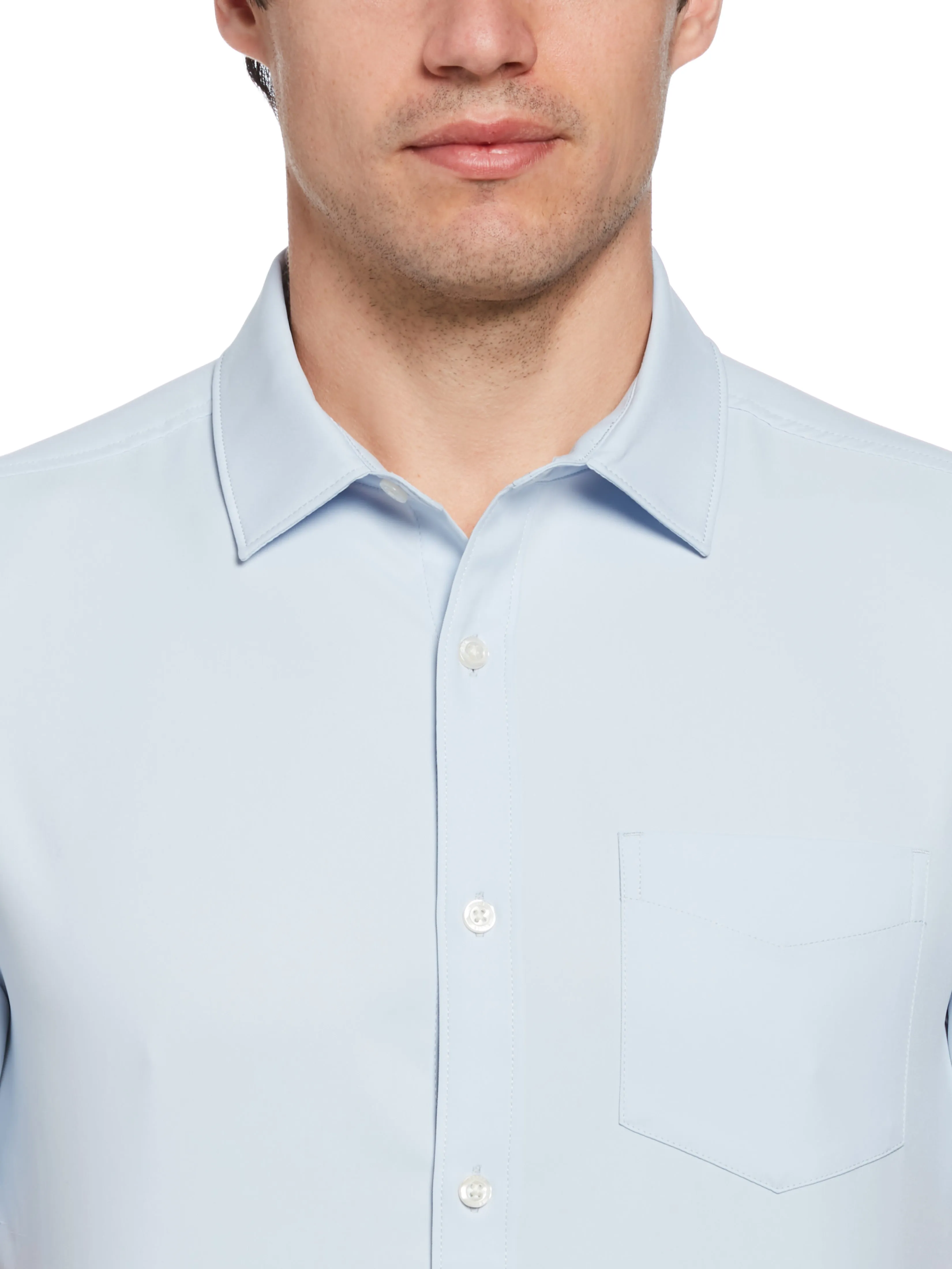 Total Stretch Slim Fit Solid Shirt sold by Perry Ellis product image thumbnail 5