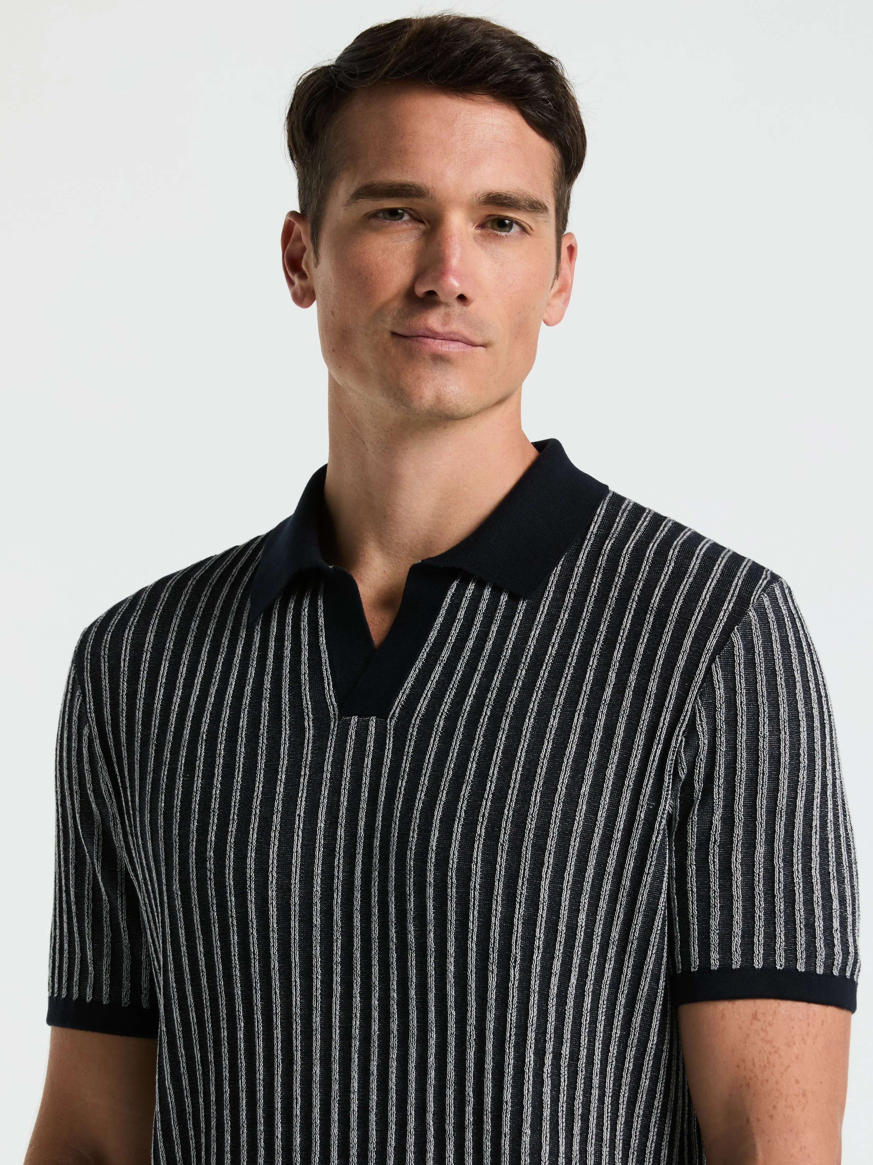 Striped Polo Sweater sold by Perry Ellis product image thumbnail 3