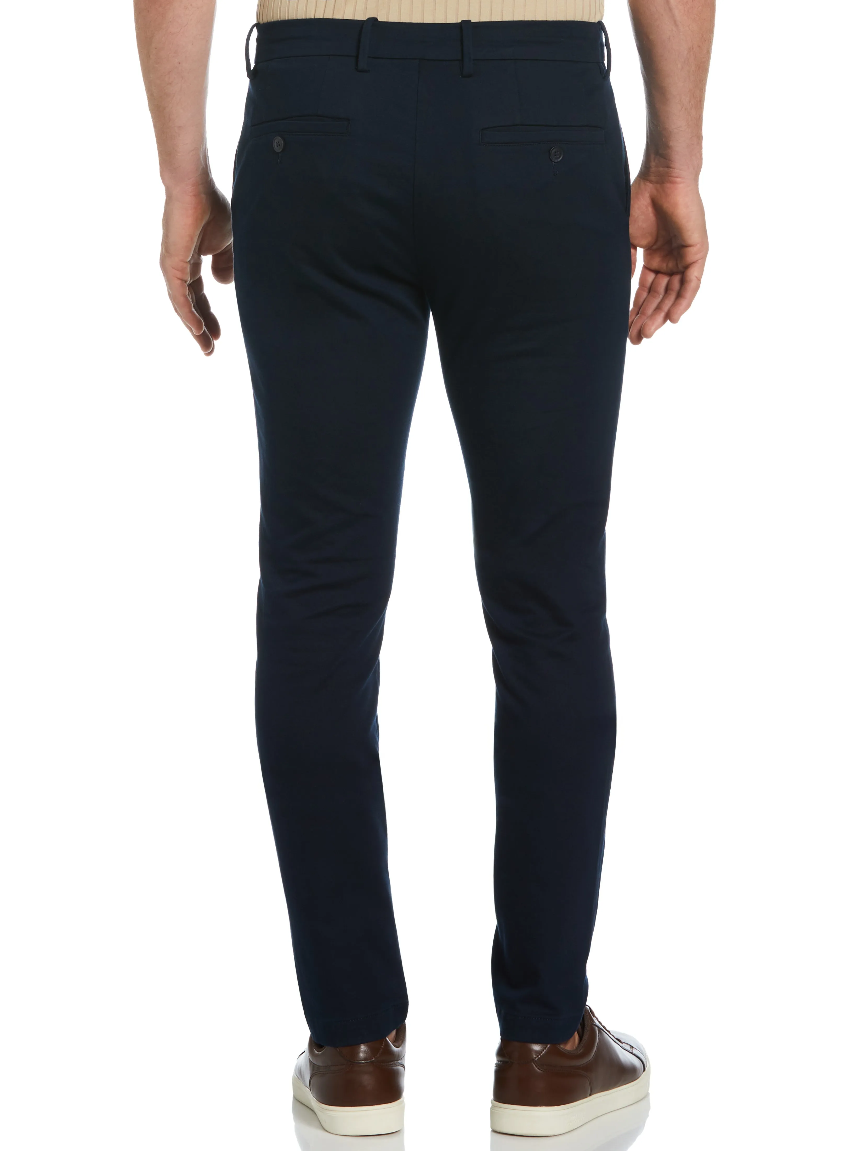 Skinny Fit Anywhere Flat Front Stretch Chino sold by Perry Ellis product image thumbnail 2