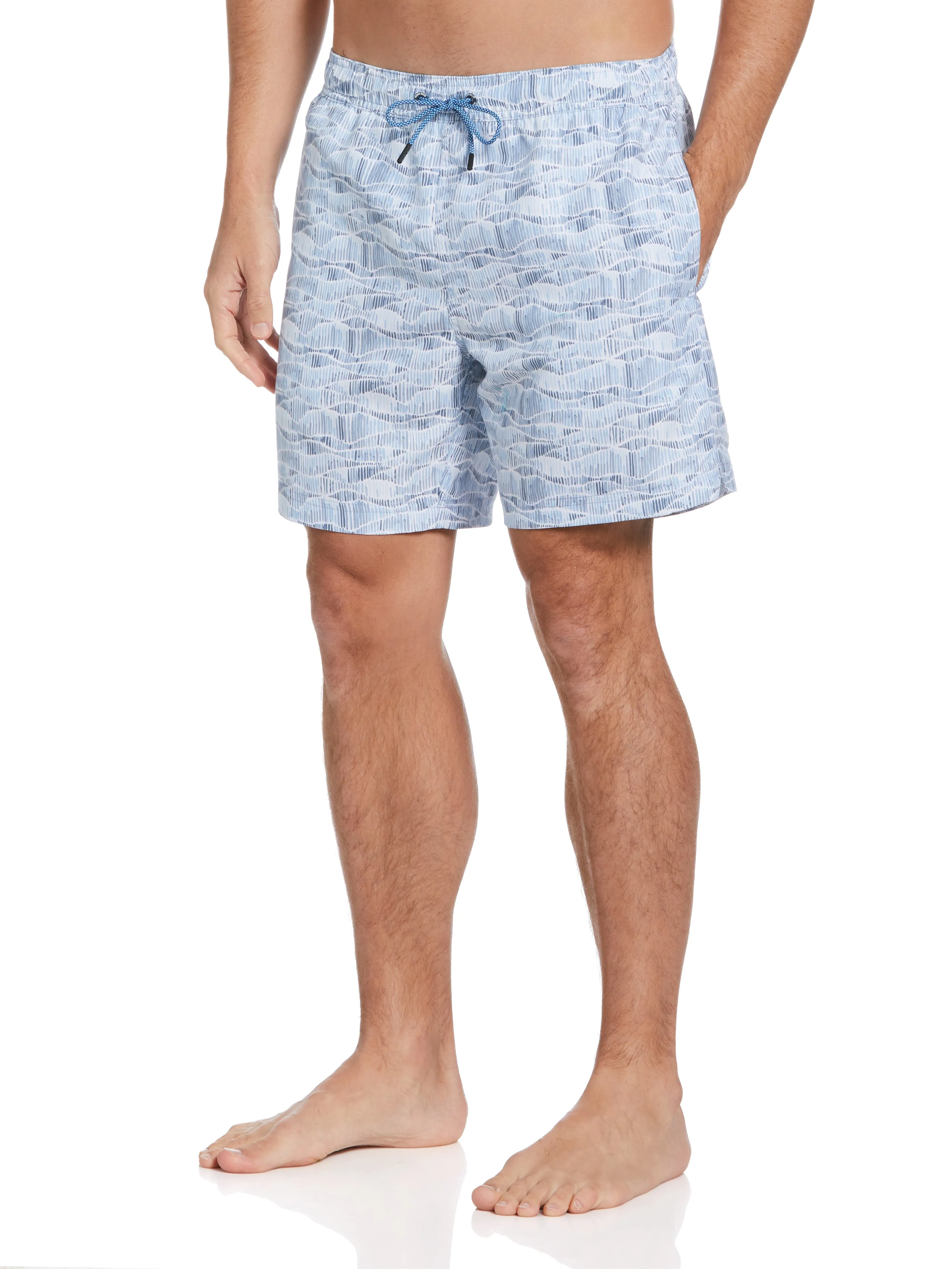 Striped Wave Swim Shorts sold by Perry Ellis product image thumbnail 3