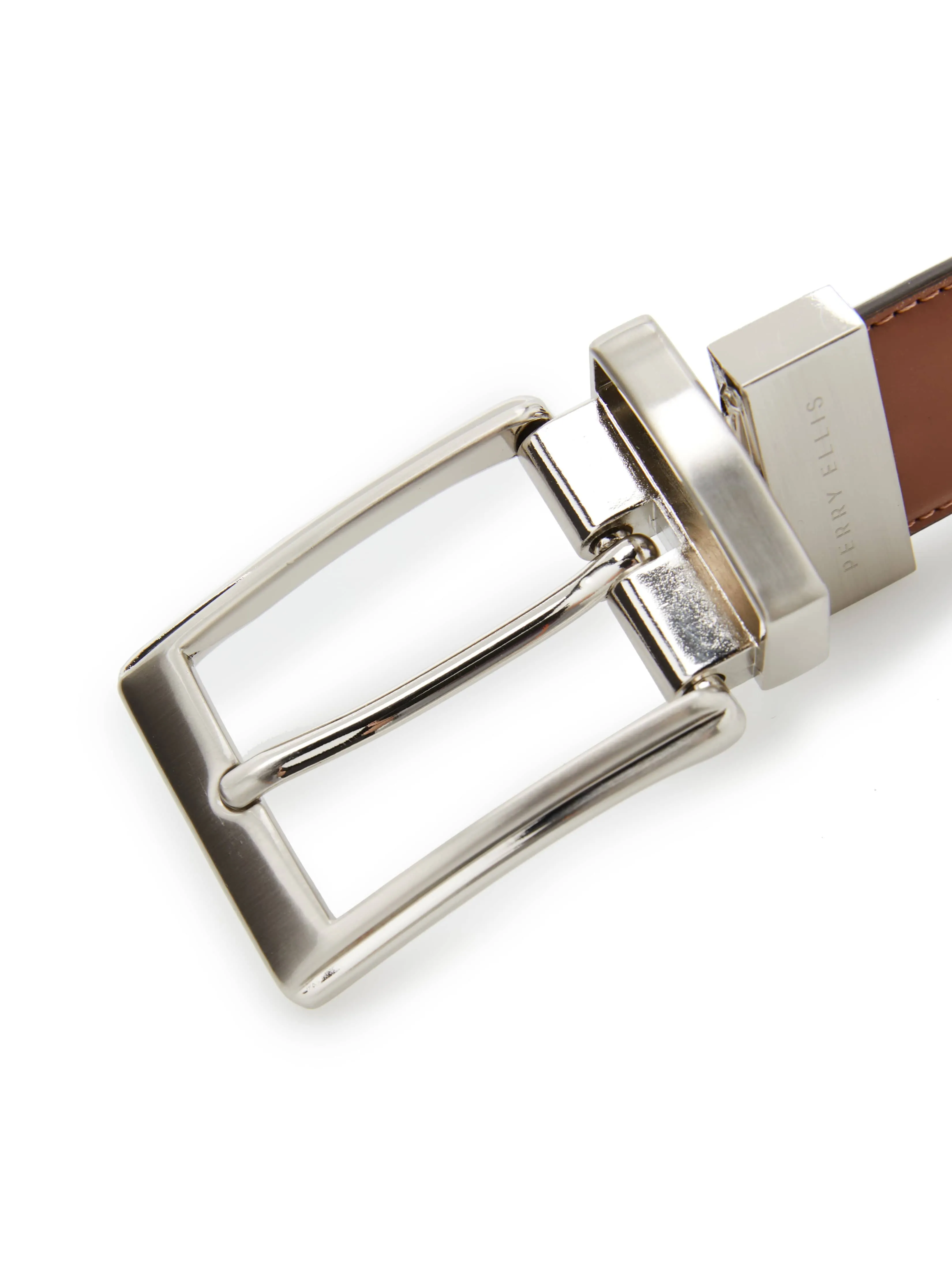 Sunshine Tan Leather Belt sold by Perry Ellis product image thumbnail 2