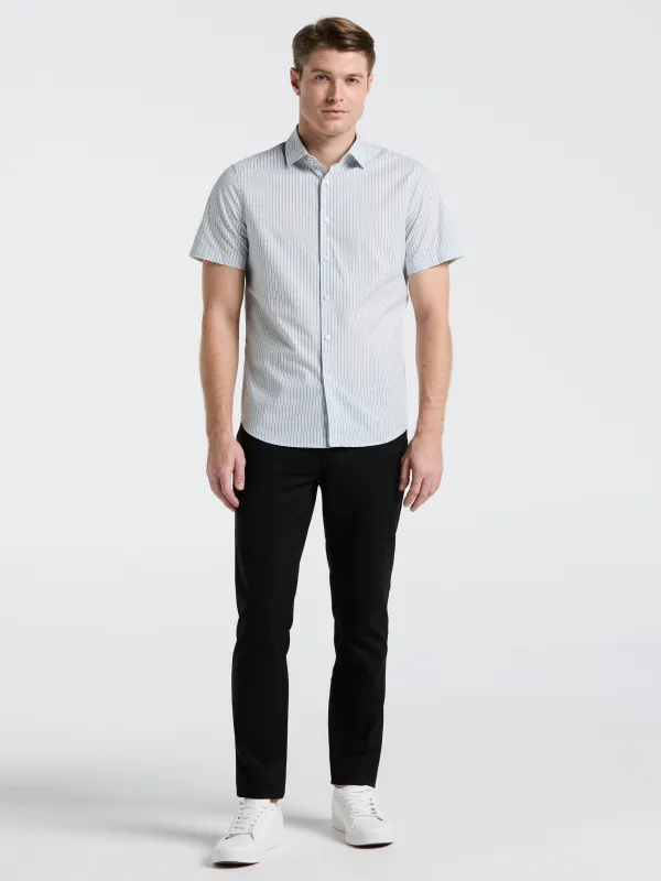 Cotton Dobby Stripe Shirt sold by Perry Ellis