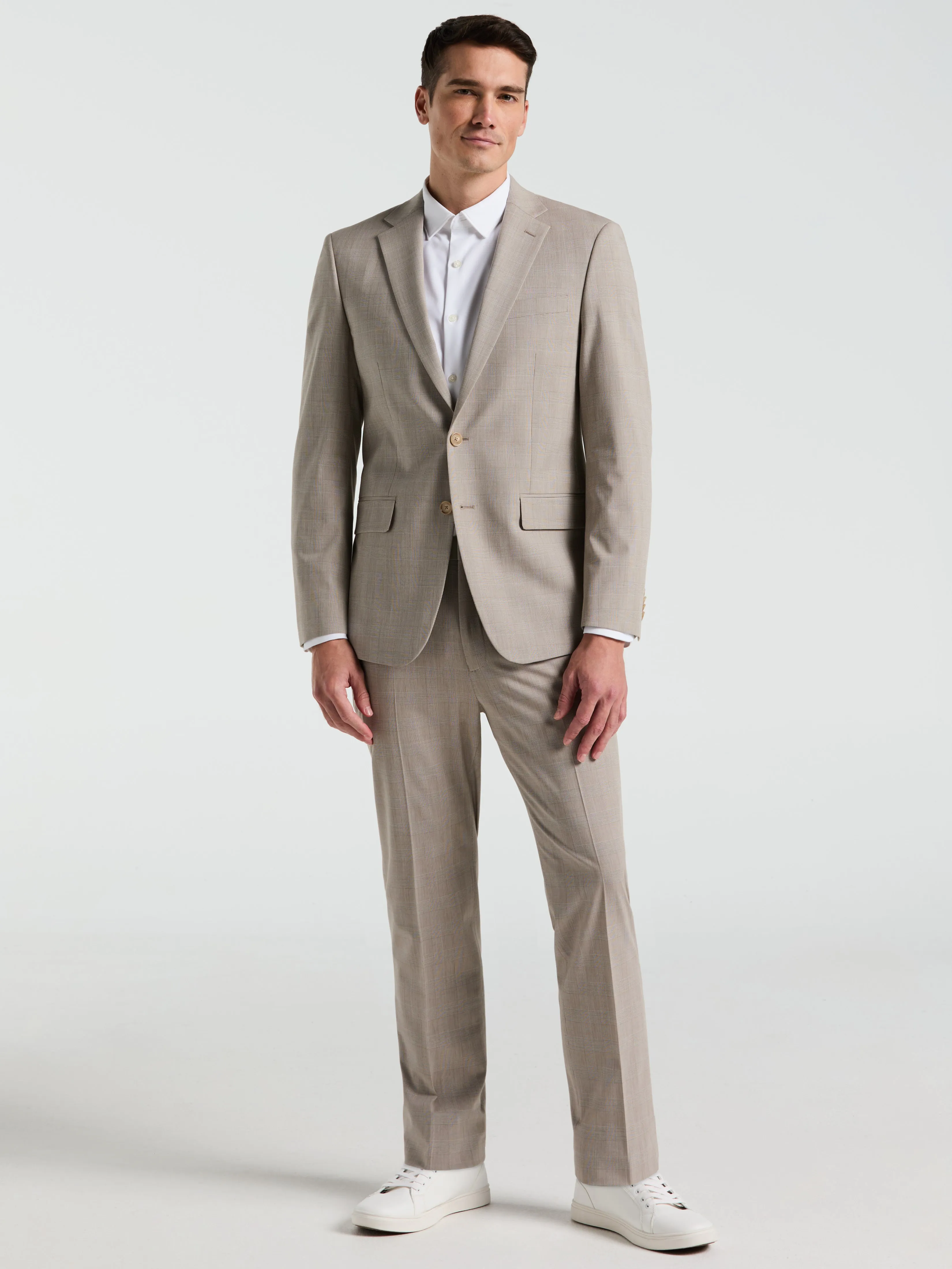 Slim Fit Plaid Print Suit Jacket sold by Perry Ellis product image thumbnail 2