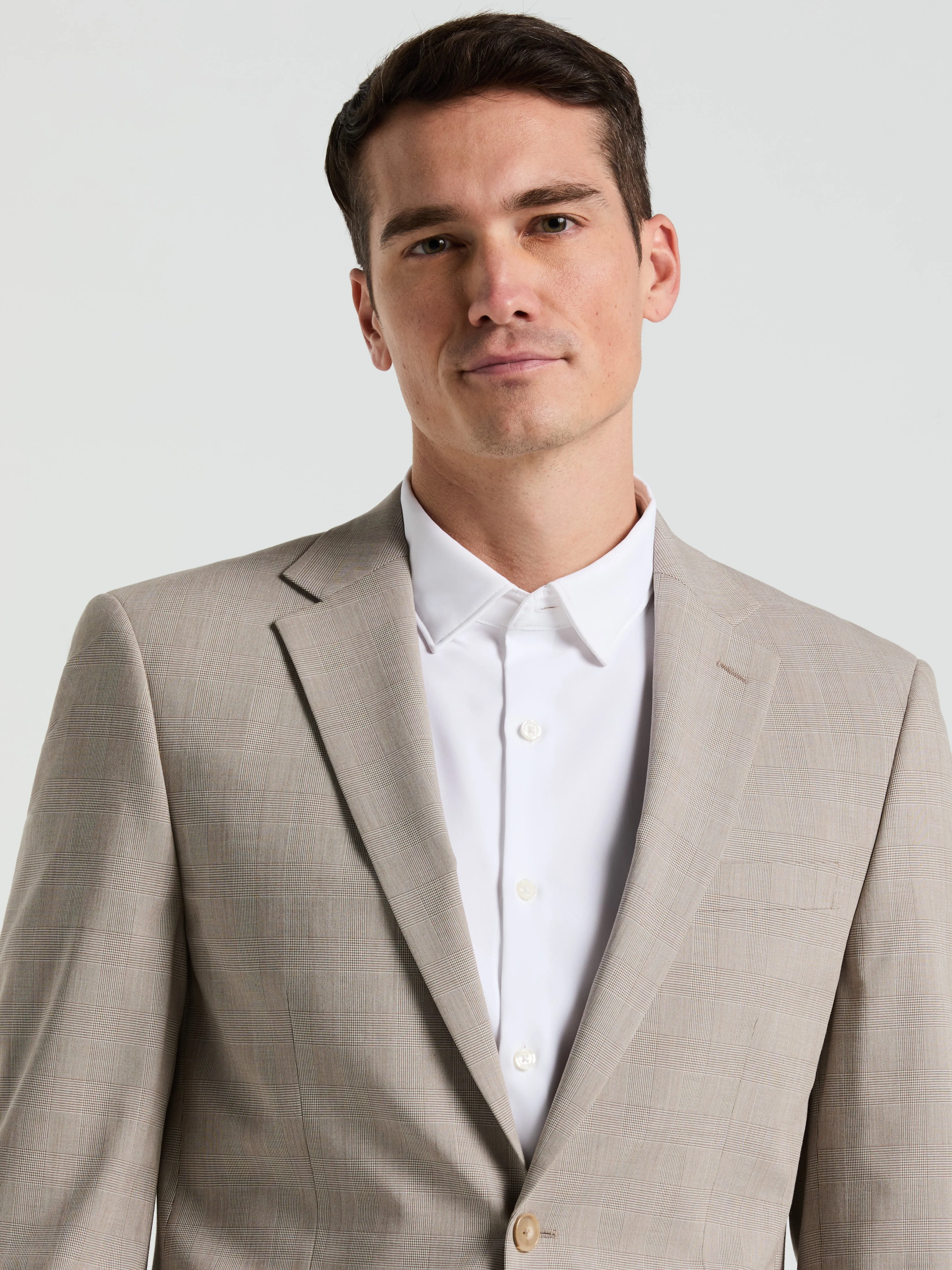 Slim Fit Plaid Print Suit Jacket sold by Perry Ellis product image thumbnail 3