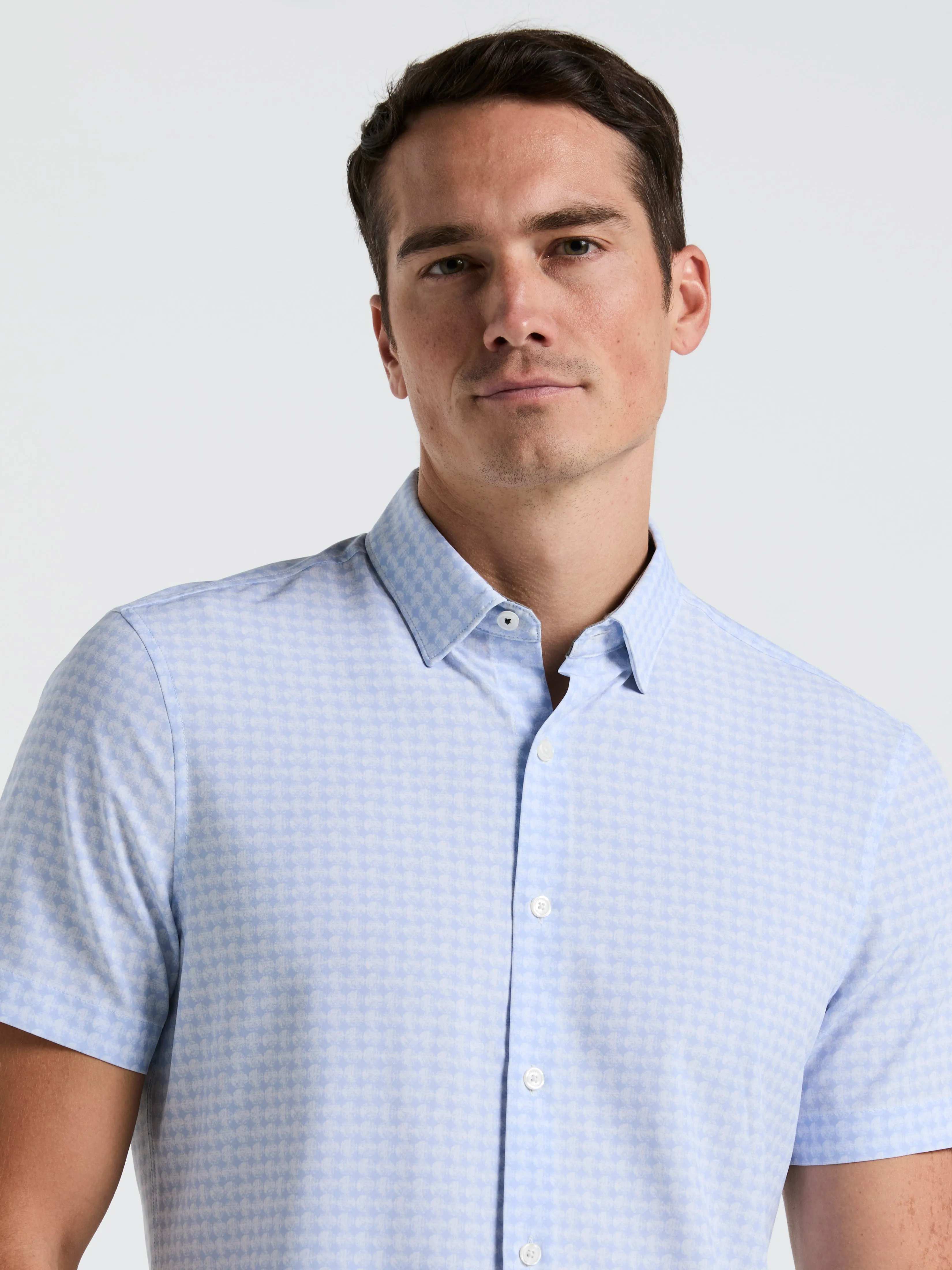 Textured Dot Slim Fit Shirt sold by Perry Ellis product image thumbnail 4