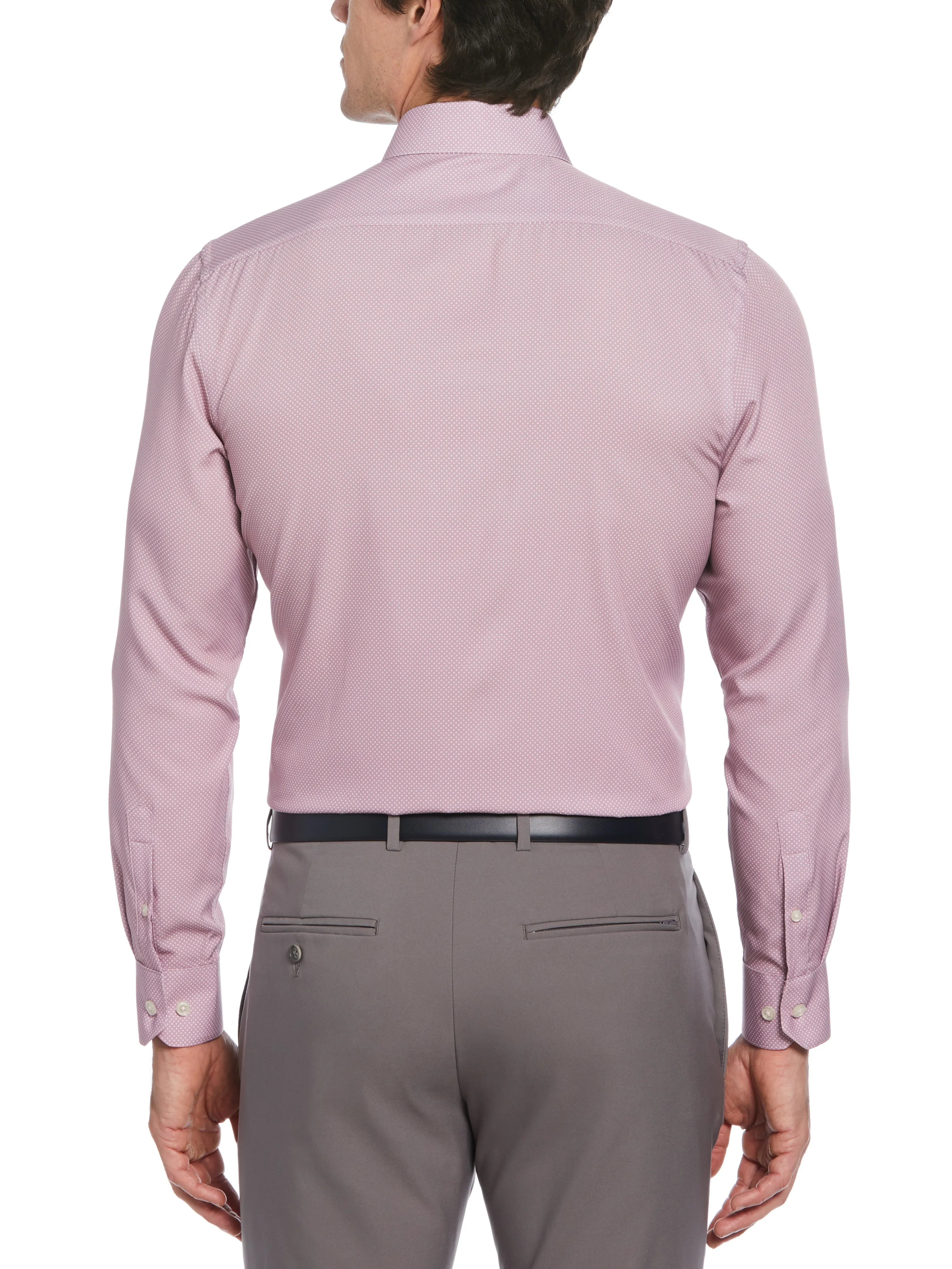 Slim Fit Total Stretch Dot Dress Shirt sold by Perry Ellis product image thumbnail 2