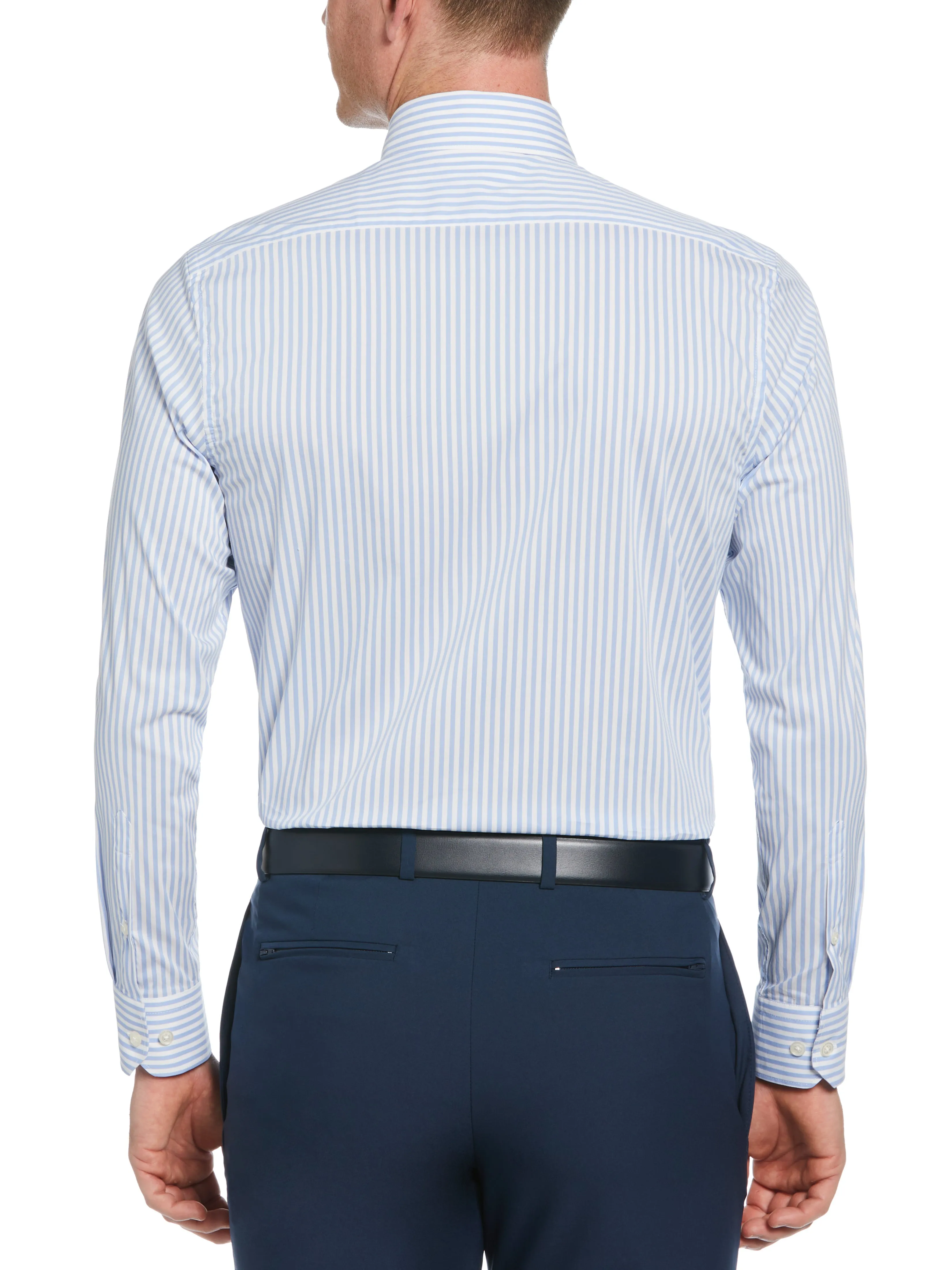 Slim Fit Striped Print Dress Shirt sold by Perry Ellis product image thumbnail 2